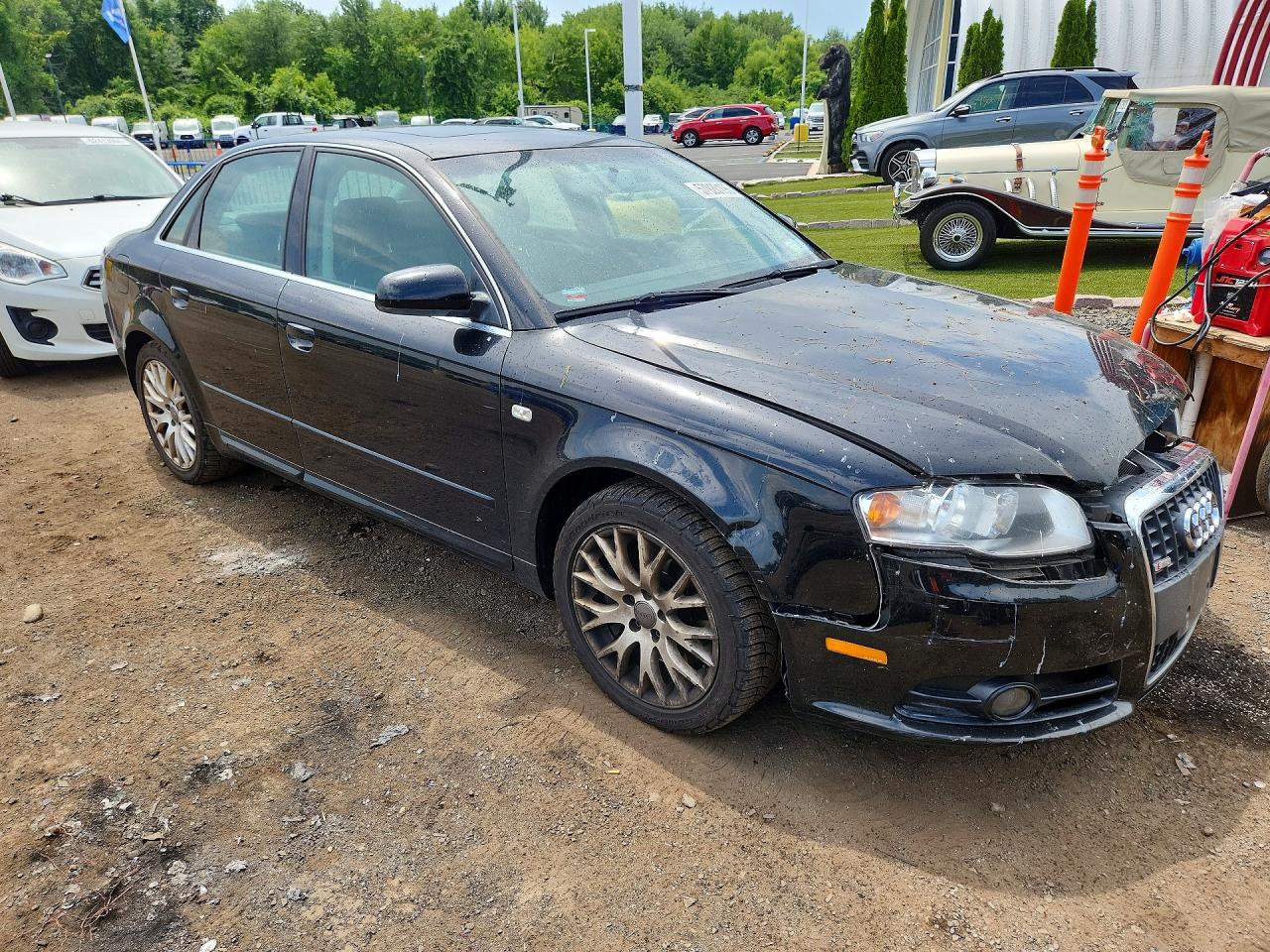 2008 Audi A4 2.0t Quattro Black vin: WAUDF78E08A140867