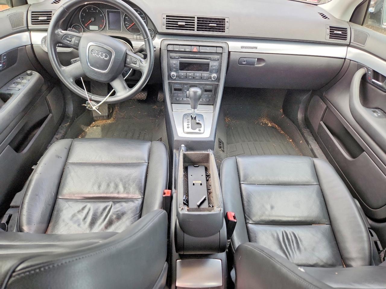 2008 Audi A4 2.0t Quattro Black vin: WAUDF78E08A140867