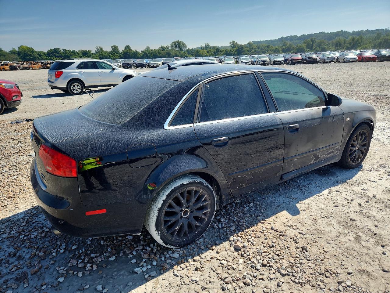 2008 Audi A4 2.0t Quattro Black vin: WAUDF78E08A150623