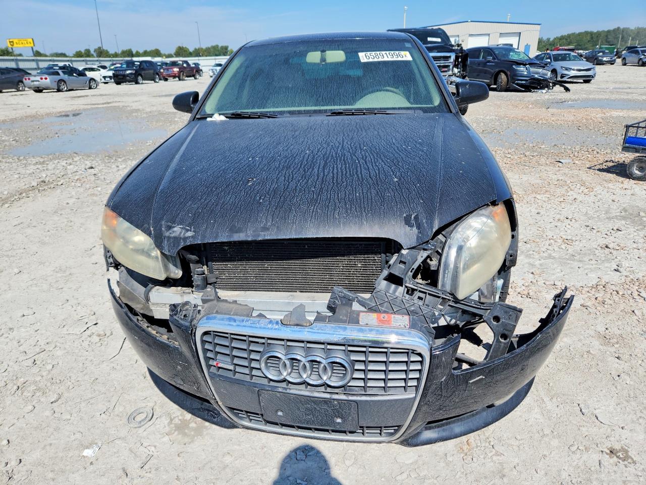 2008 Audi A4 2.0t Quattro Black vin: WAUDF78E08A150623