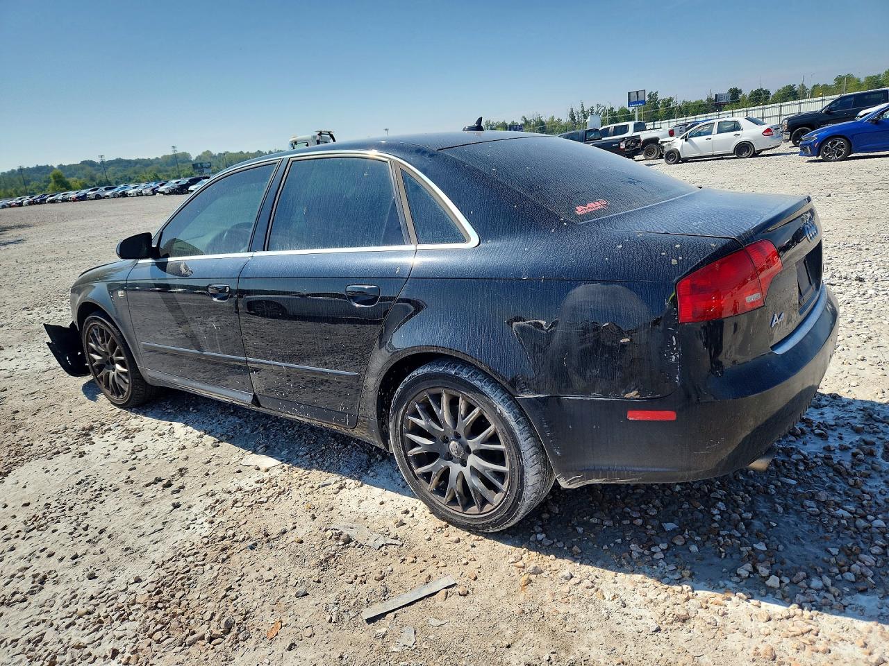 2008 Audi A4 2.0t Quattro Black vin: WAUDF78E08A150623