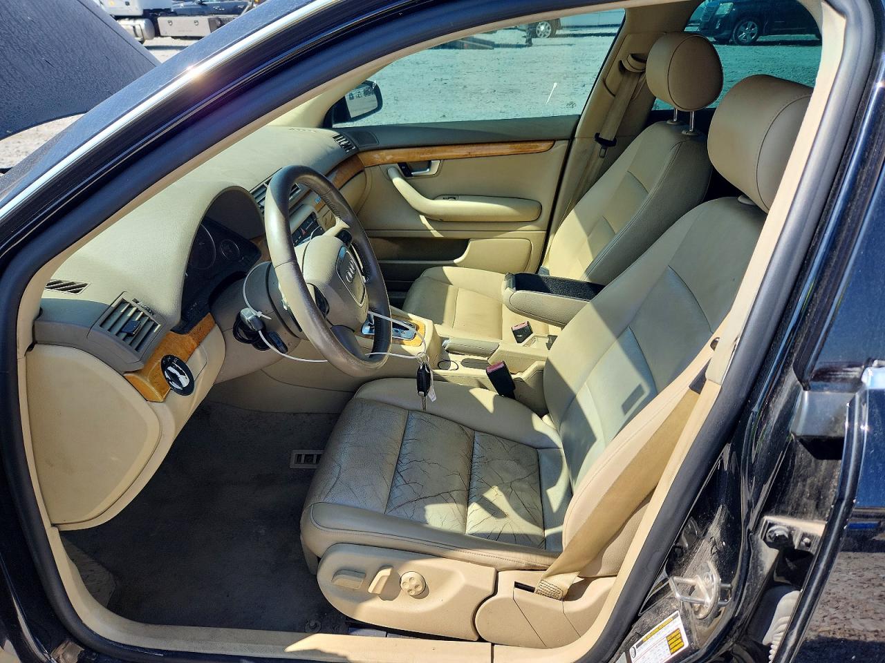 2008 Audi A4 2.0t Quattro Black vin: WAUDF78E08A150623