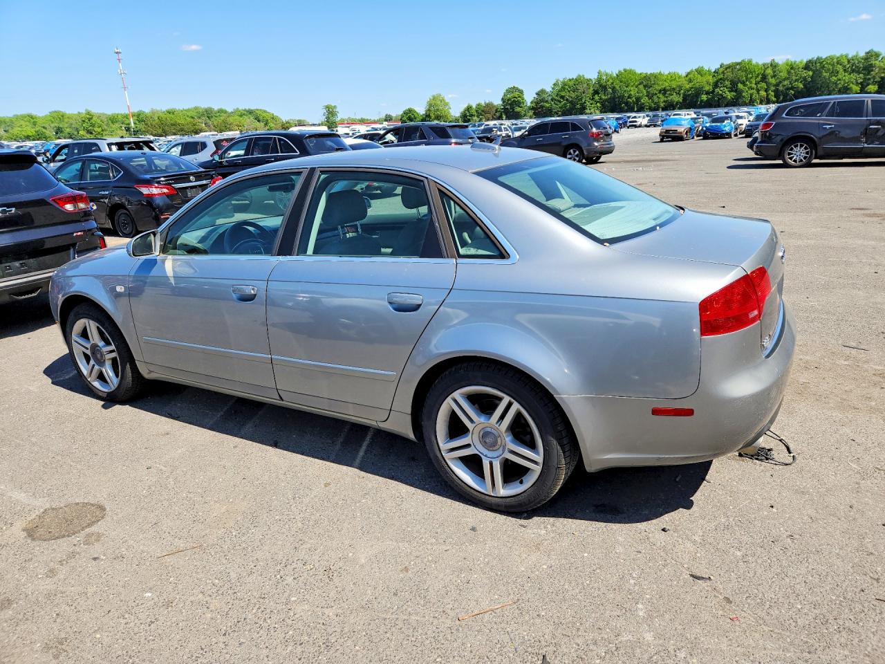 2006 Audi A4 2.0t Quattro Серебряный vin: WAUDF78E16A207845