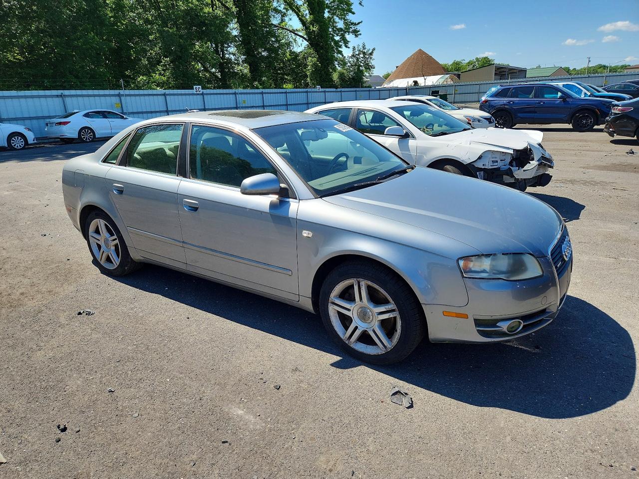 2006 Audi A4 2.0t Quattro Серебряный vin: WAUDF78E16A207845
