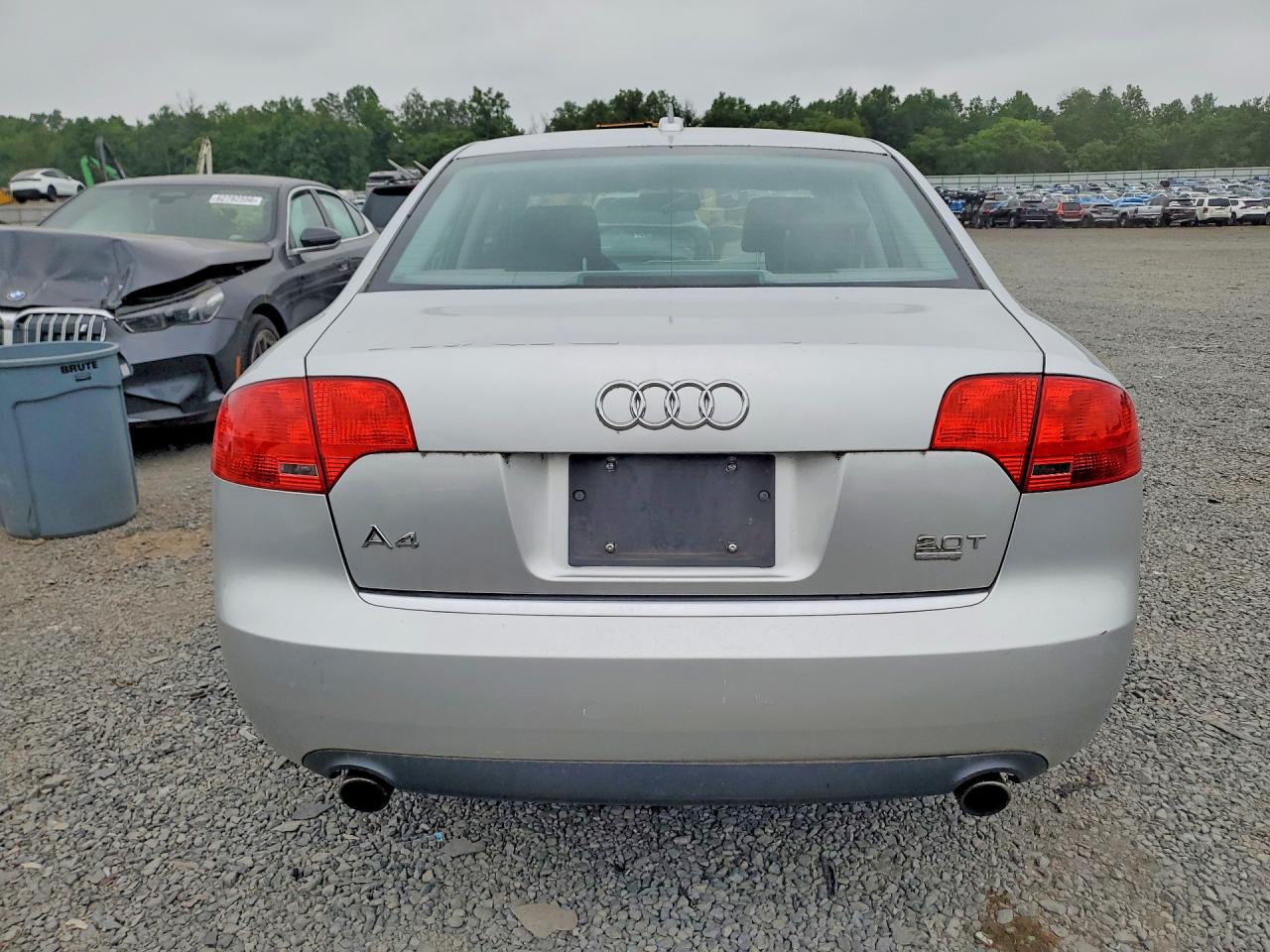 2006 Audi A4 2.0t Quattro Silver vin: WAUDF78E16A227822