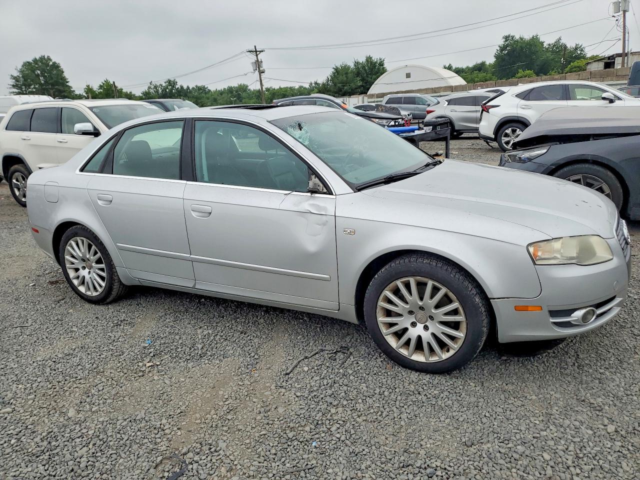 2006 Audi A4 2.0t Quattro Silver vin: WAUDF78E16A227822