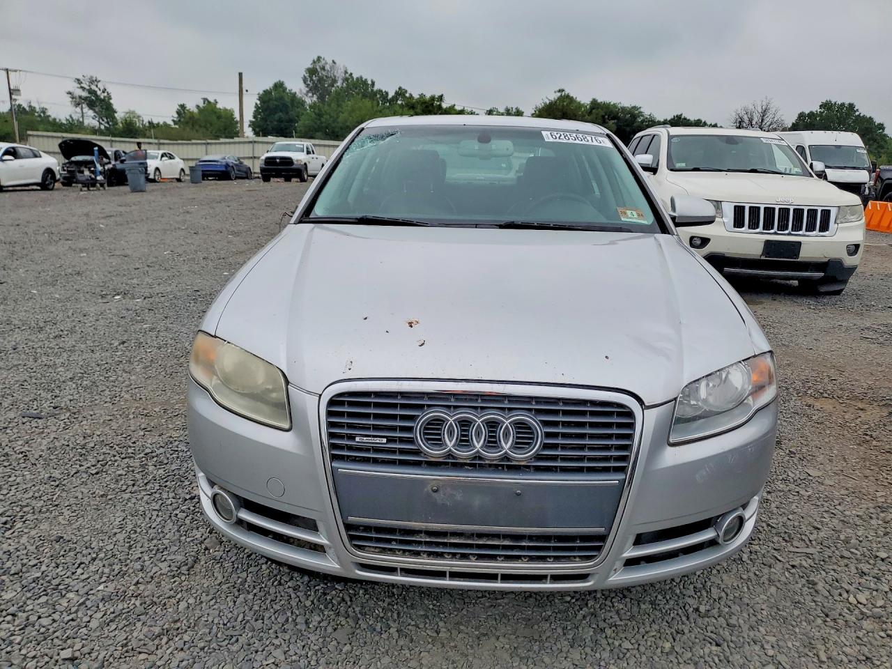 2006 Audi A4 2.0t Quattro Silver vin: WAUDF78E16A227822