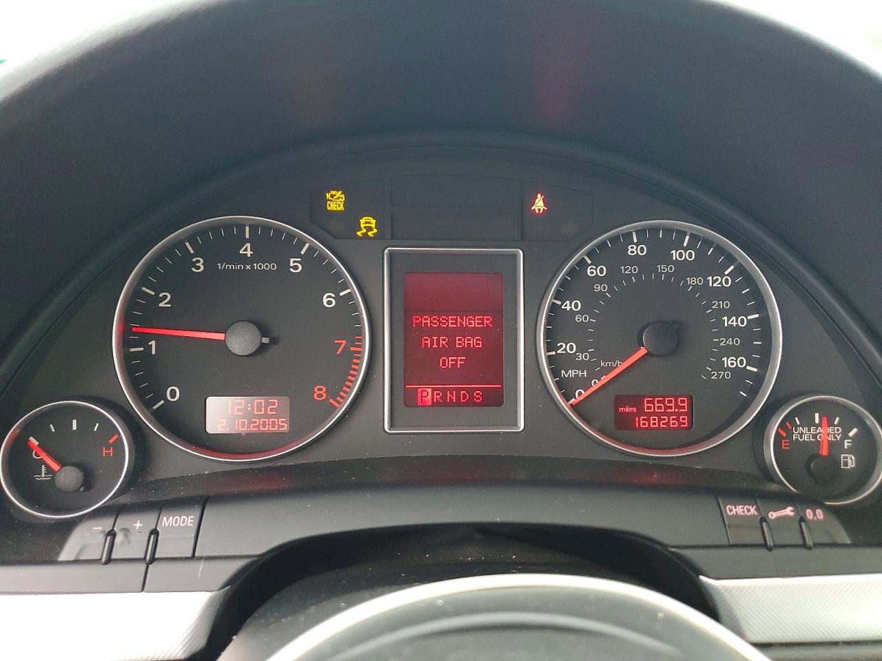 2006 Audi A4 2.0t Quattro Silver vin: WAUDF78E16A227822