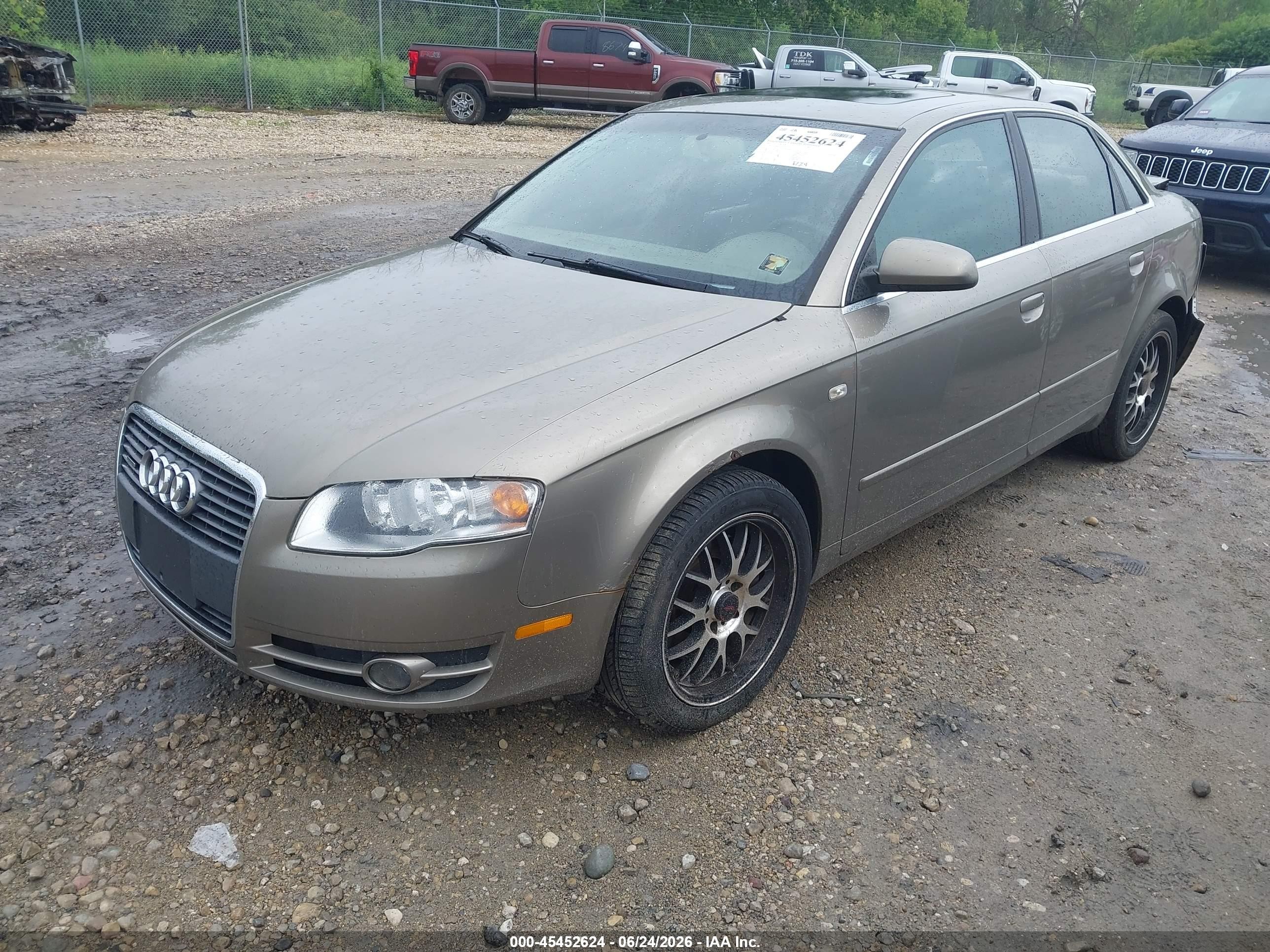 2007 Audi A4 2.0t Tan vin: WAUDF78E17A118505