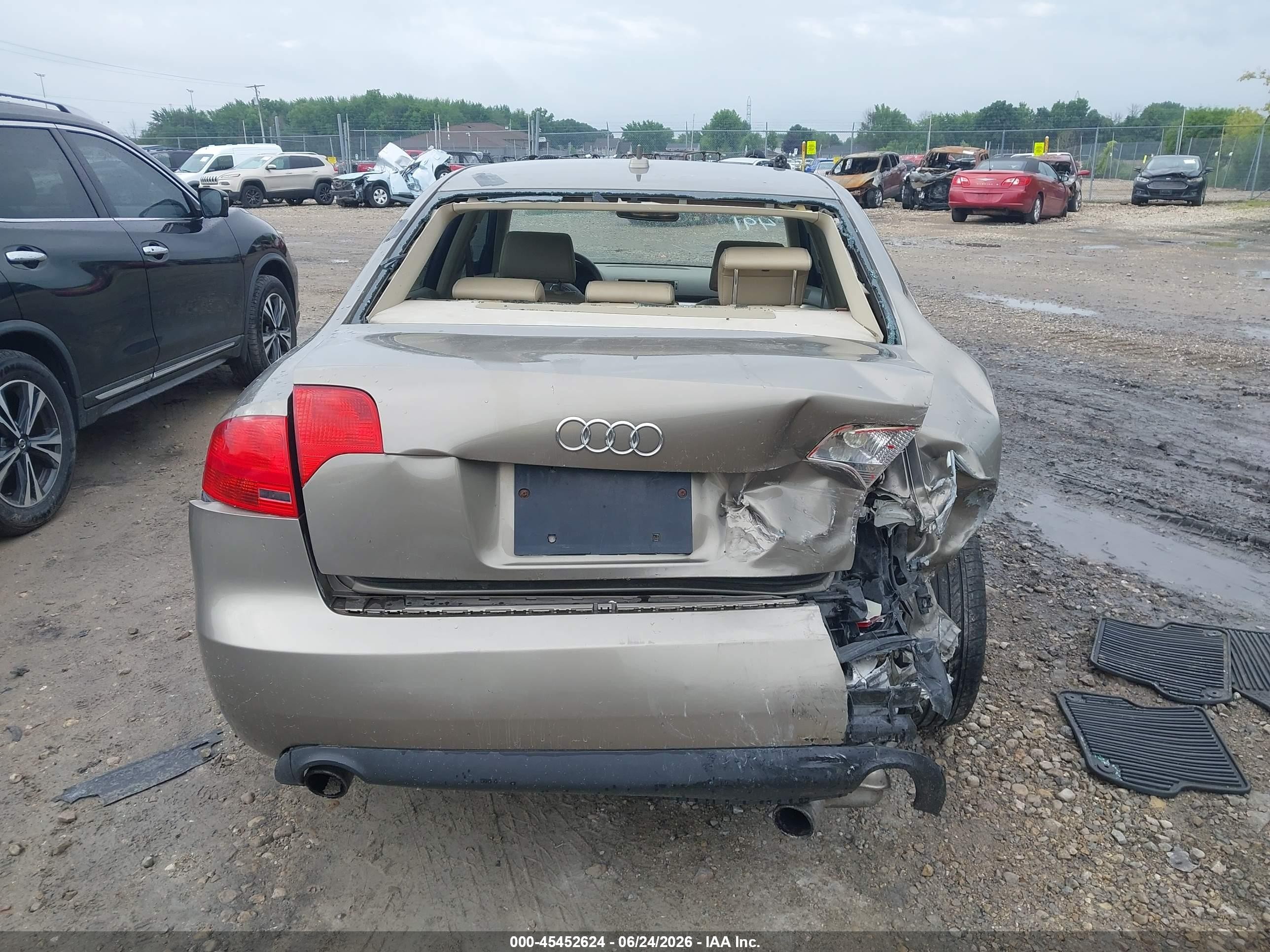 2007 Audi A4 2.0t Tan vin: WAUDF78E17A118505