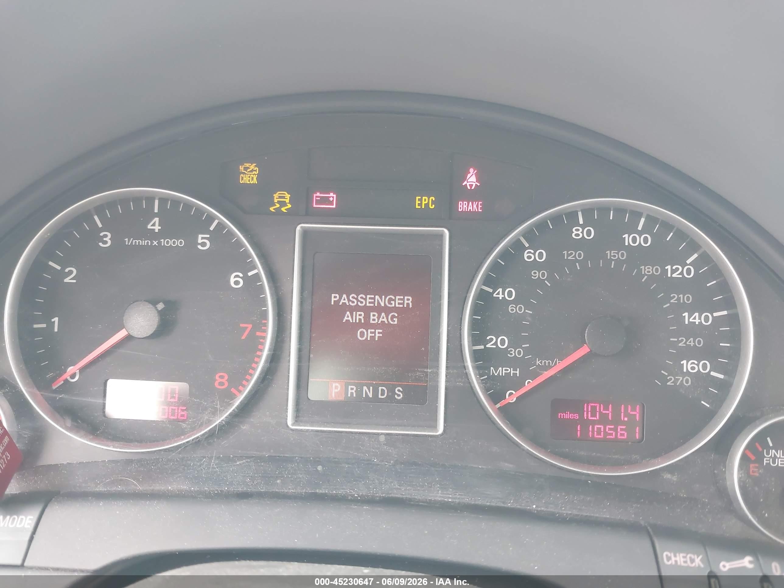 2008 Audi A4 2.0t Gray vin: WAUDF78E18A024609