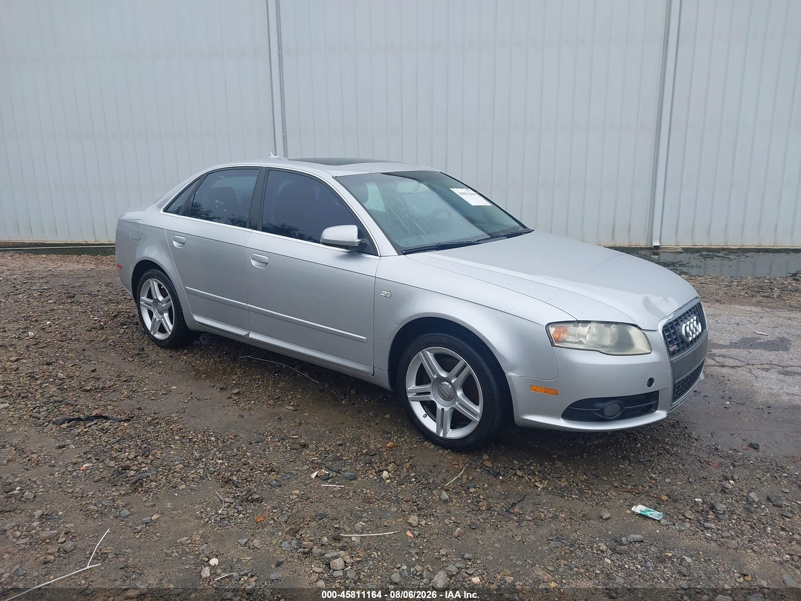2008 Audi A4 2.0t/2.0t Special Edition Gray vin: WAUDF78E18A081117