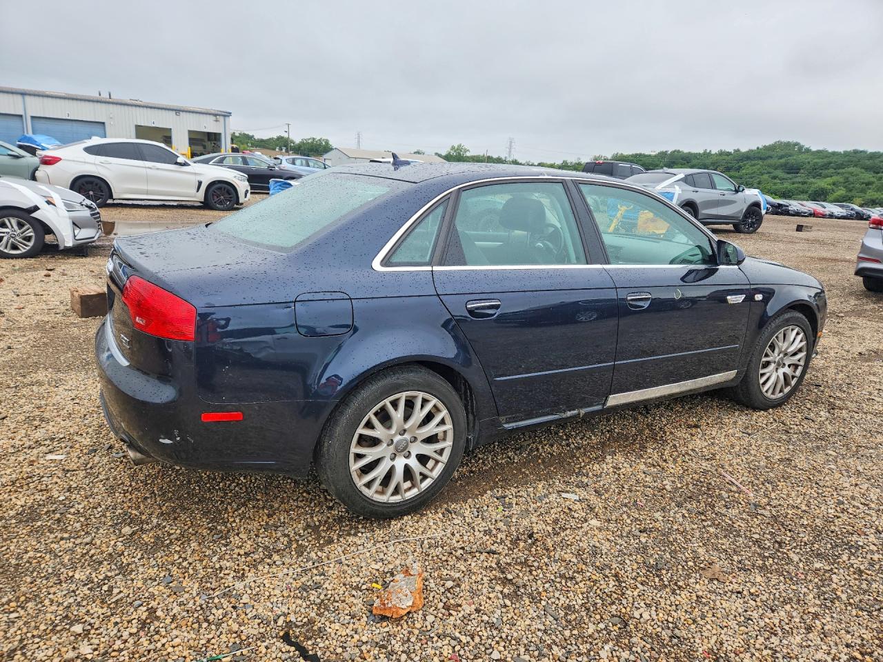 2008 Audi A4 2.0t Quattro Blue vin: WAUDF78E18A166040