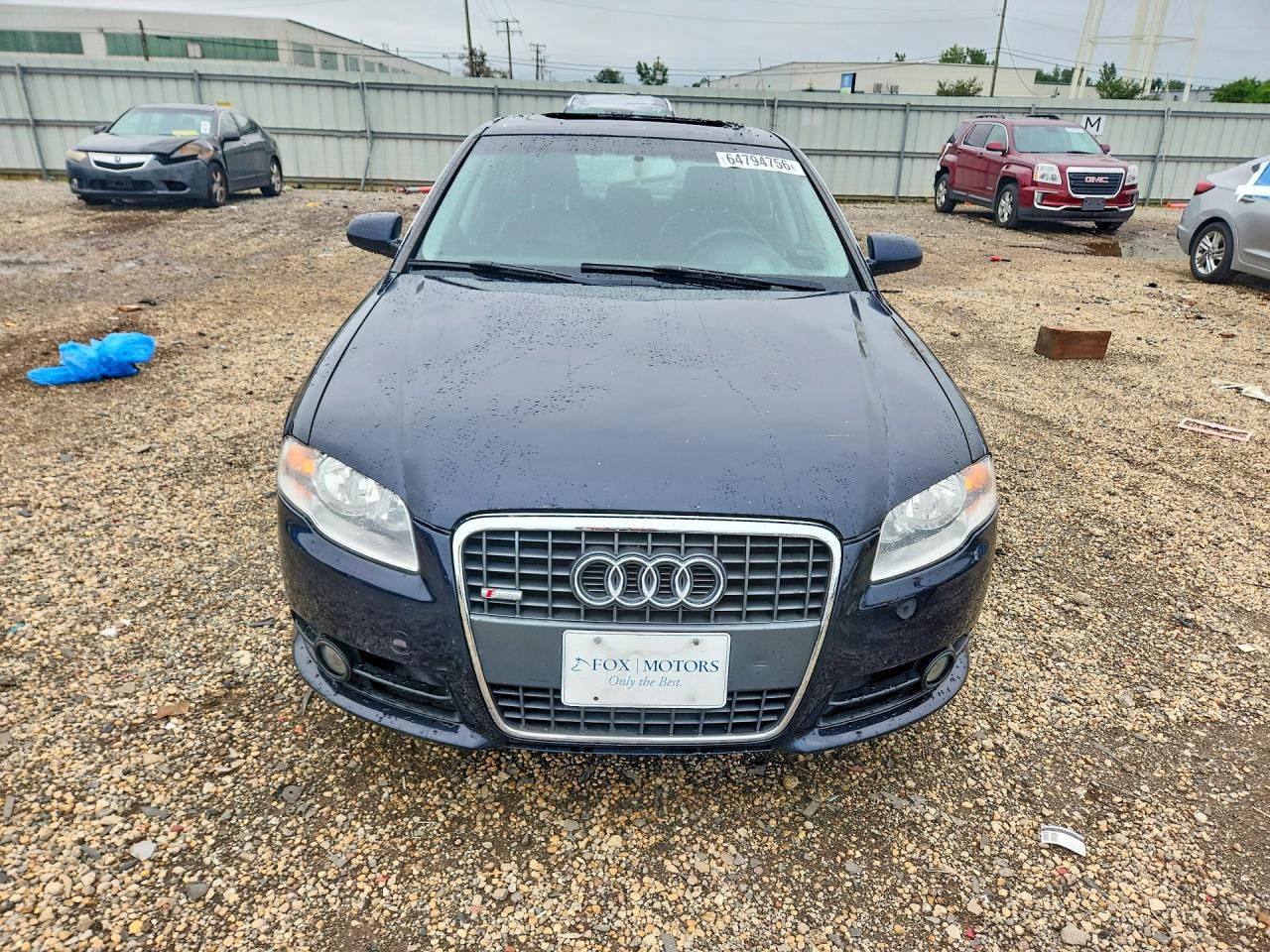 2008 Audi A4 2.0t Quattro Blue vin: WAUDF78E18A166040