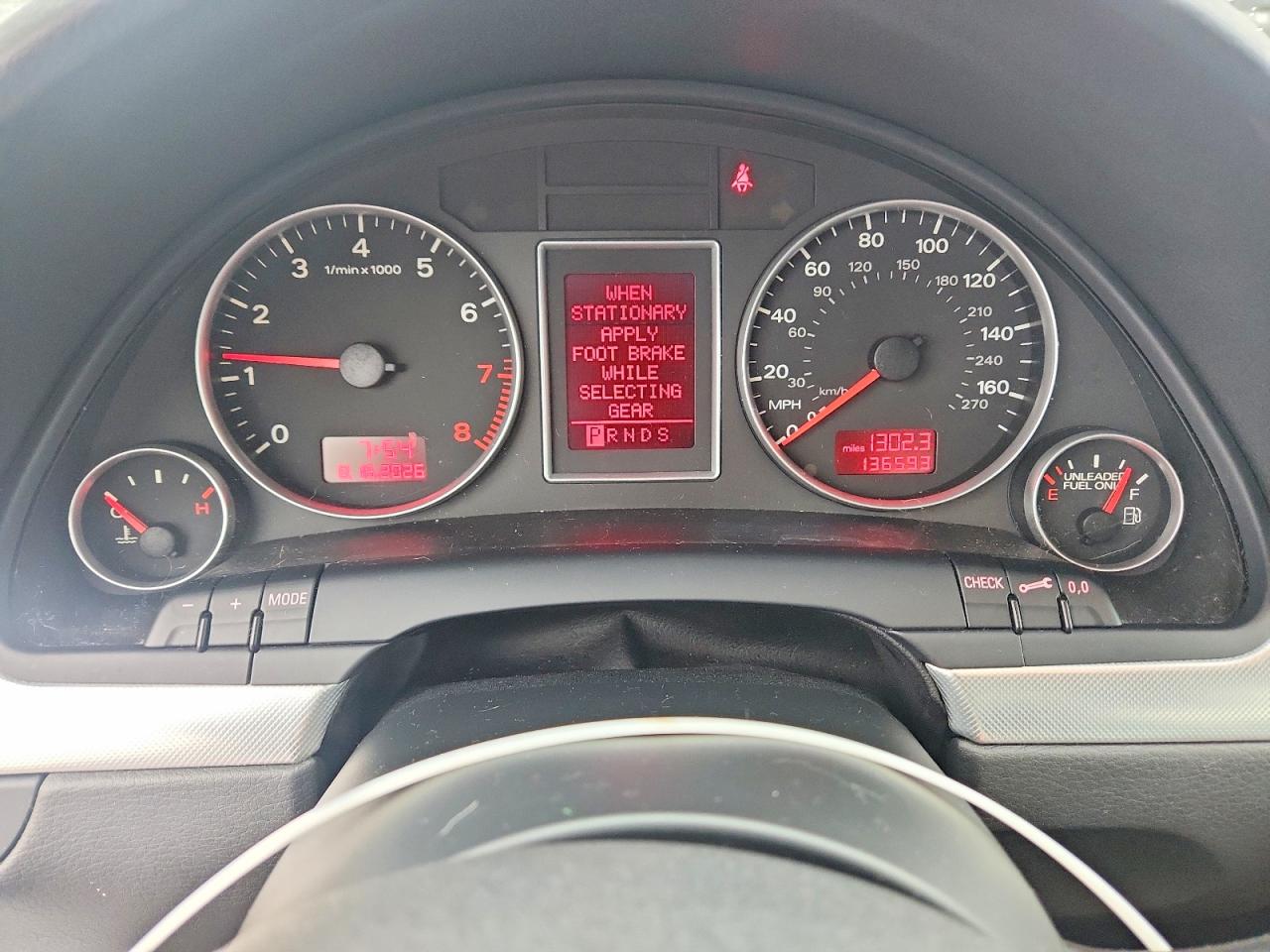 2008 Audi A4 2.0t Quattro Blue vin: WAUDF78E18A166040