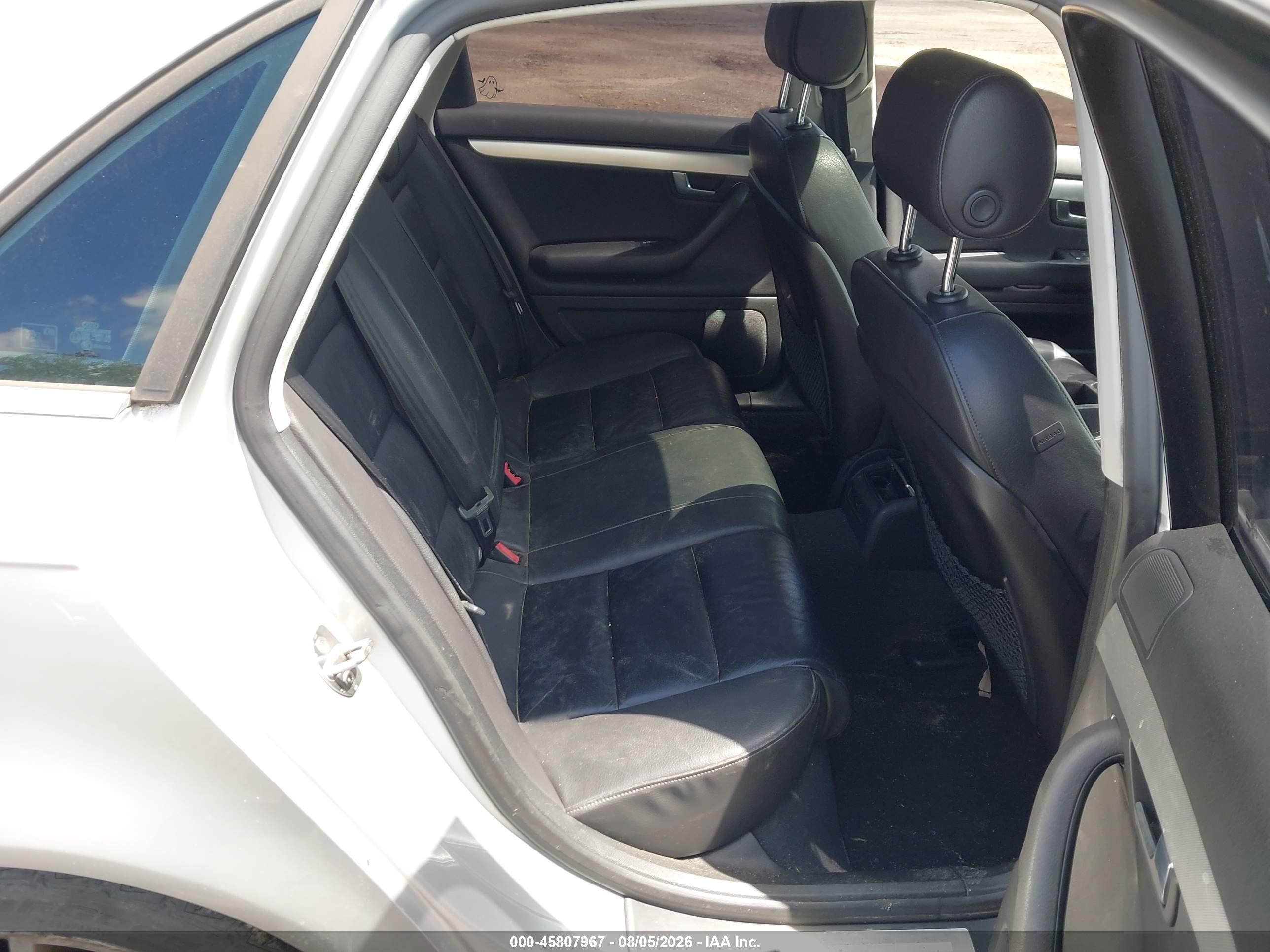 2006 Audi A4 2.0t Silver vin: WAUDF78E26A146120