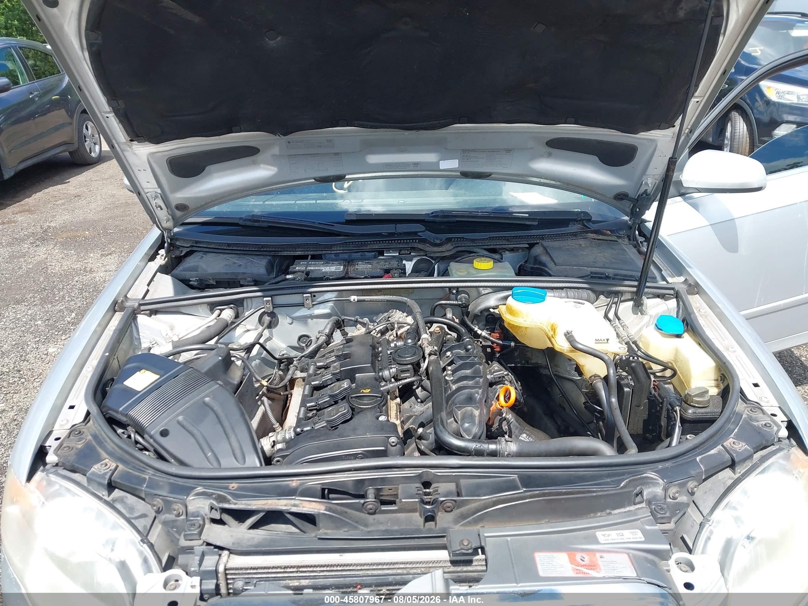 2006 Audi A4 2.0t Silver vin: WAUDF78E26A146120