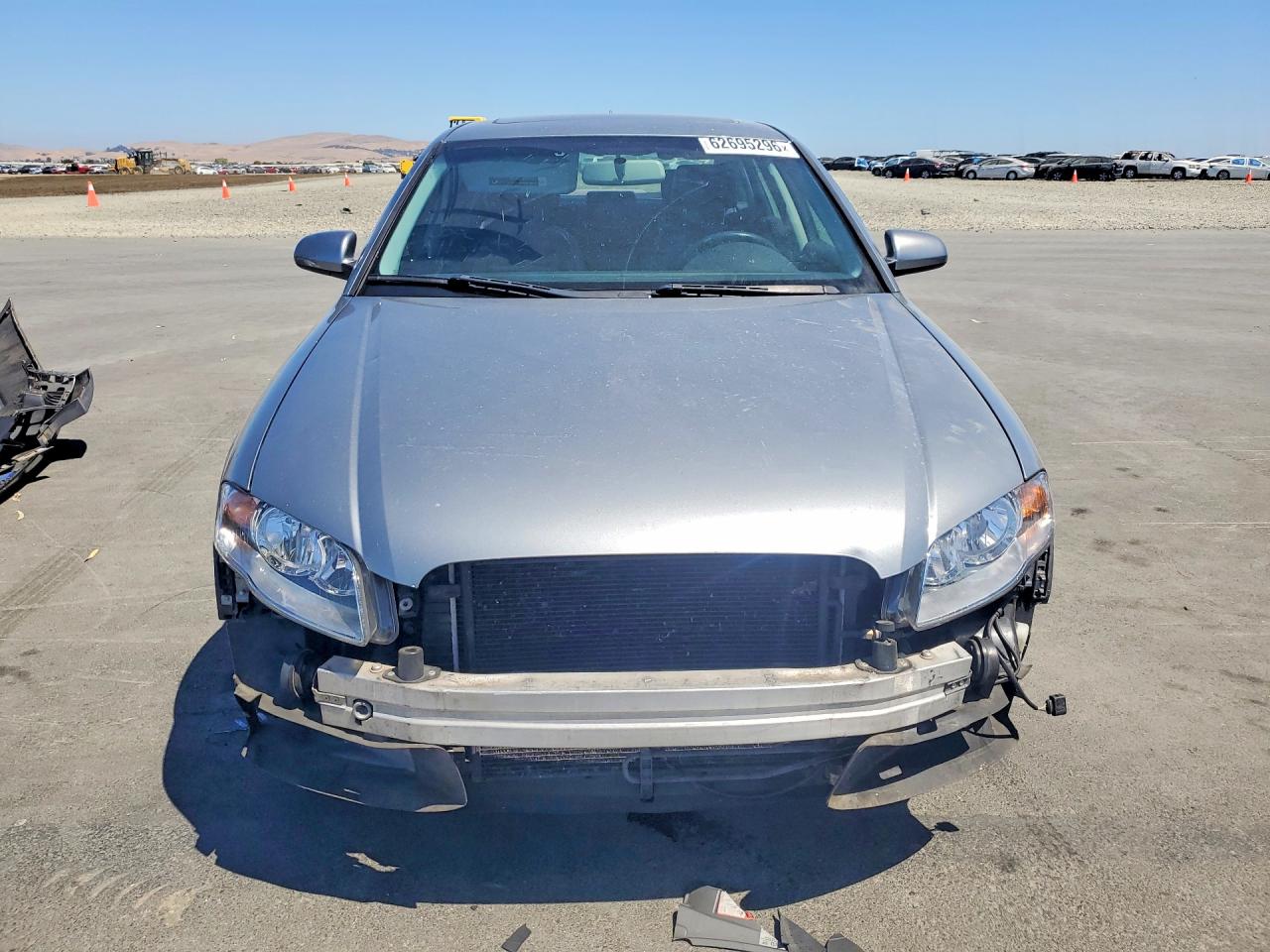 2007 Audi A4 2.0t Quattro Silver vin: WAUDF78E27A060839