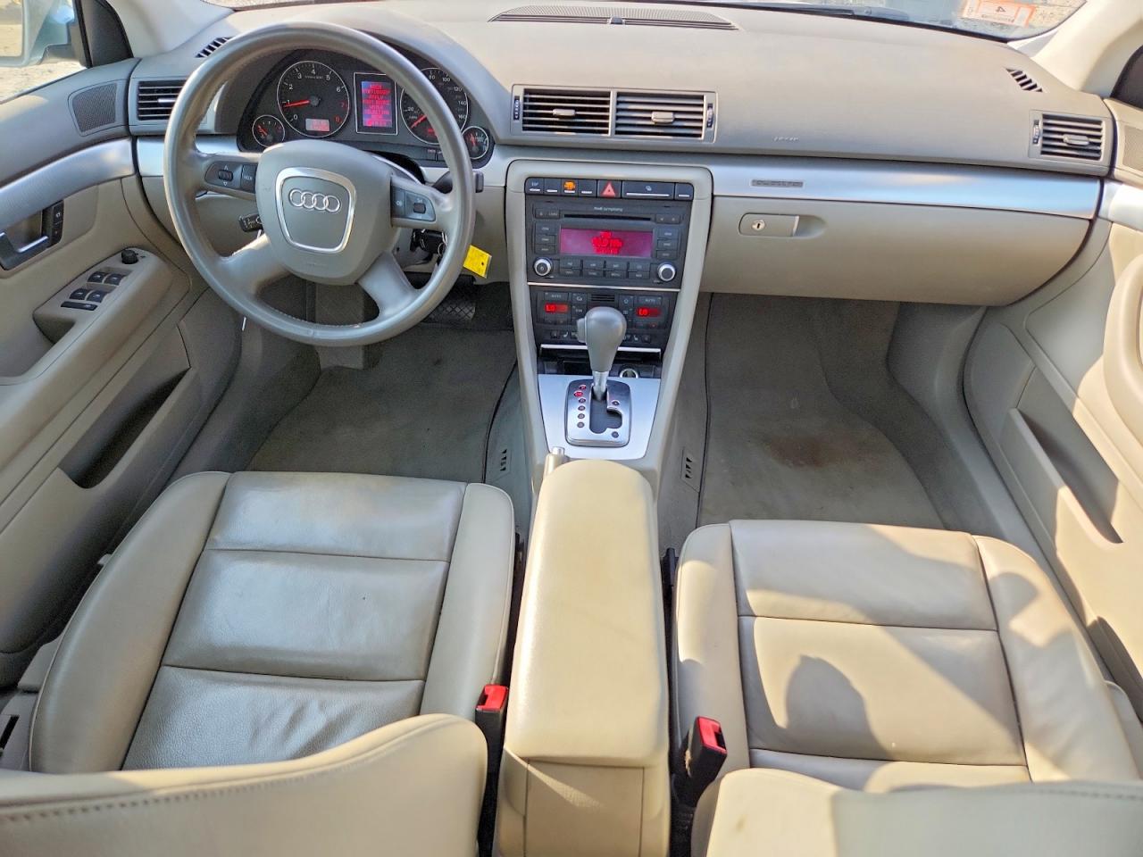 2007 Audi A4 2.0t Quattro Gray vin: WAUDF78E27A129299
