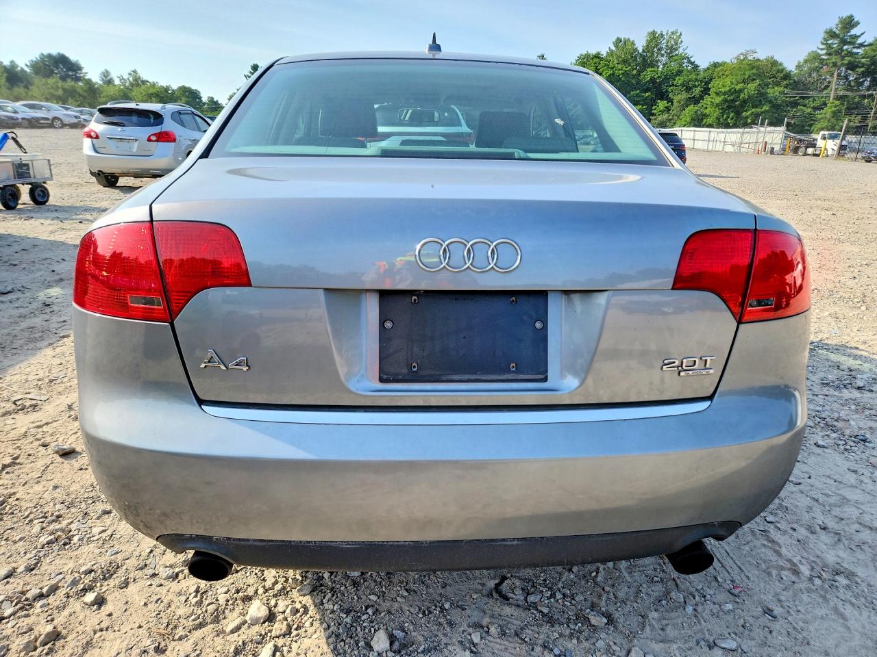 2007 Audi A4 2.0t Quattro Gray vin: WAUDF78E27A129299