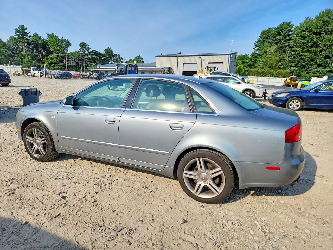 2007 Audi A4 2.0t Quattro Gray vin: WAUDF78E27A129299