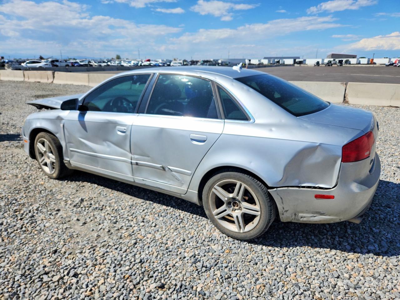 2007 Audi A4 Silver vin: WAUDF78E27A222520