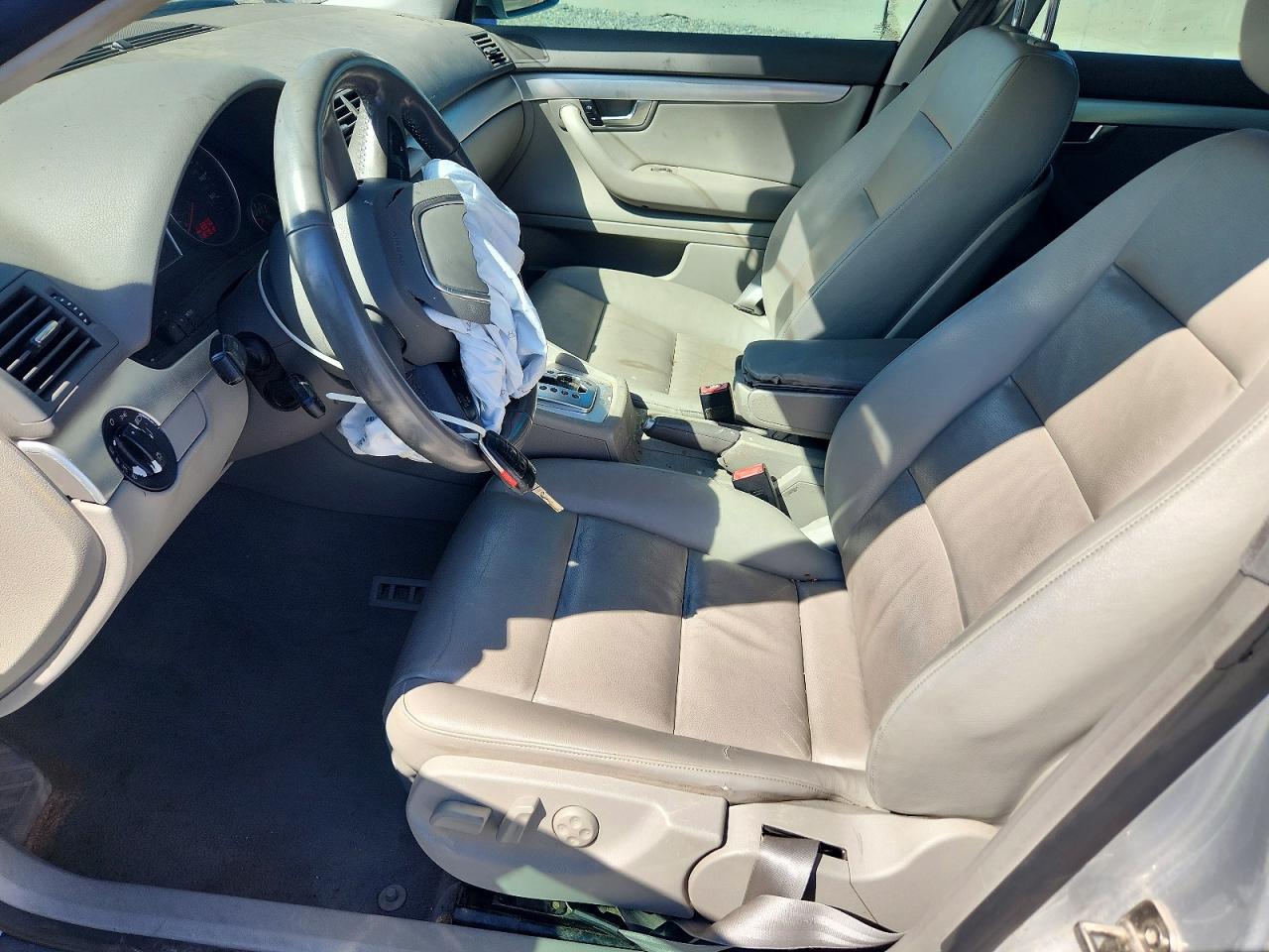 2007 Audi A4 Silver vin: WAUDF78E27A222520