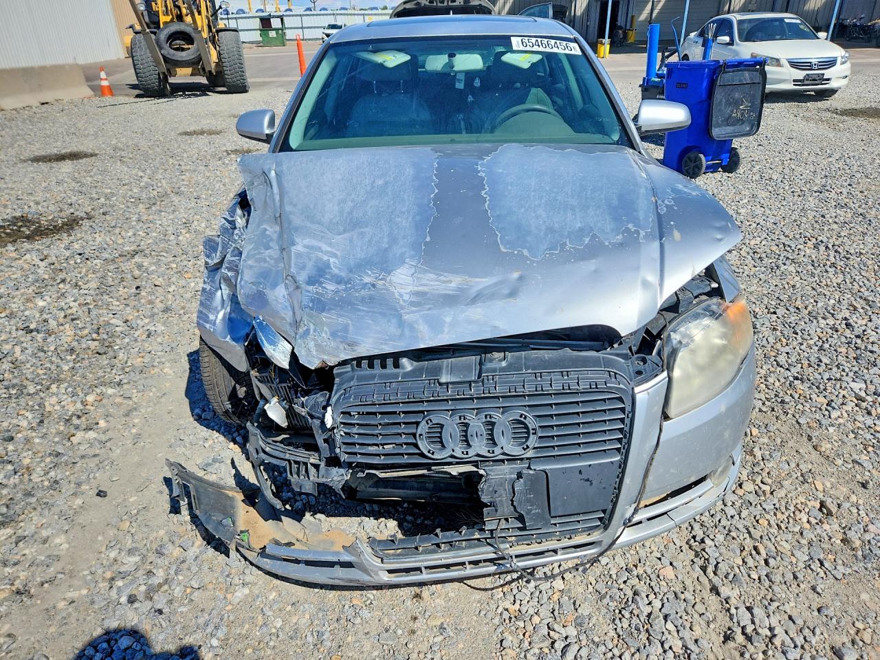 2007 Audi A4 Silver vin: WAUDF78E27A222520