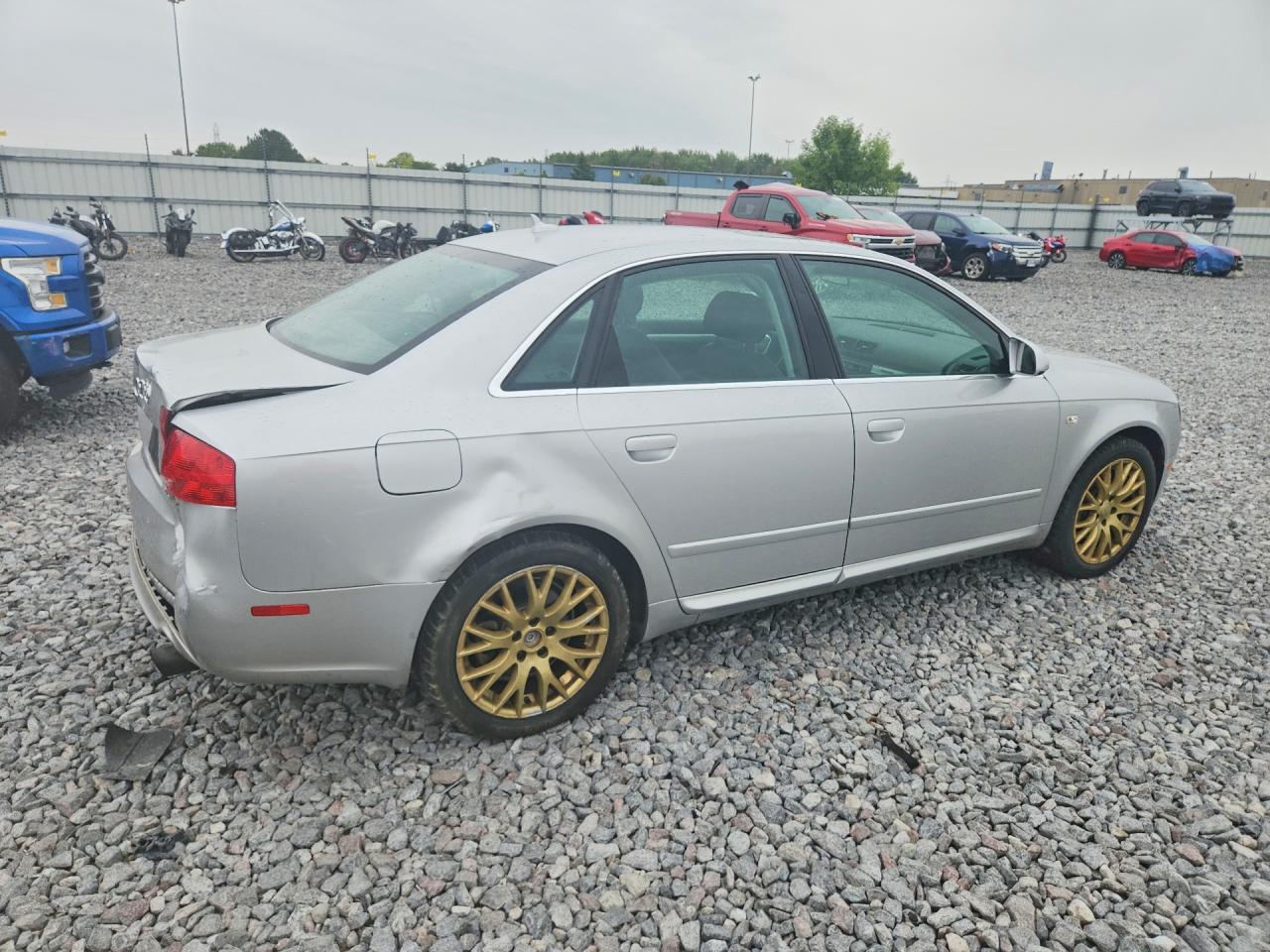 2008 Audi A4 2.0t Quattro Silver vin: WAUDF78E28A164510