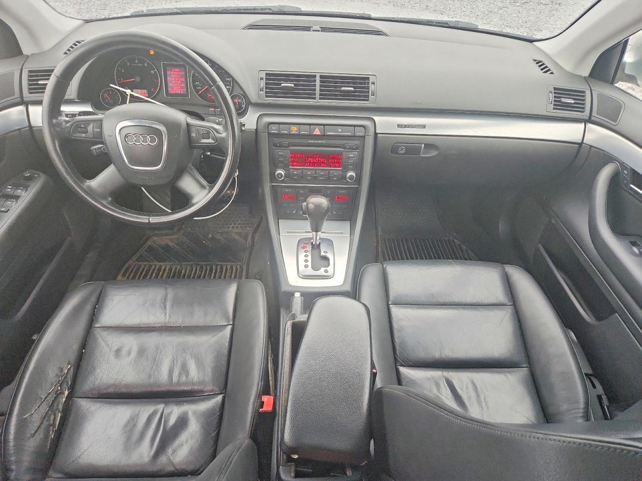 2008 Audi A4 2.0t Quattro Silver vin: WAUDF78E28A164510