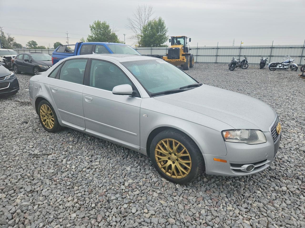 2008 Audi A4 2.0t Quattro Silver vin: WAUDF78E28A164510