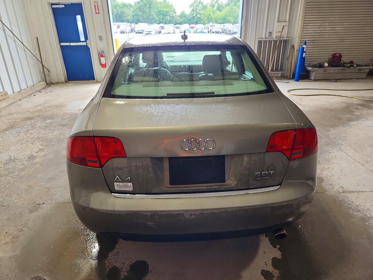 2006 Audi A4 2.0t Quattro Beige vin: WAUDF78E36A098336