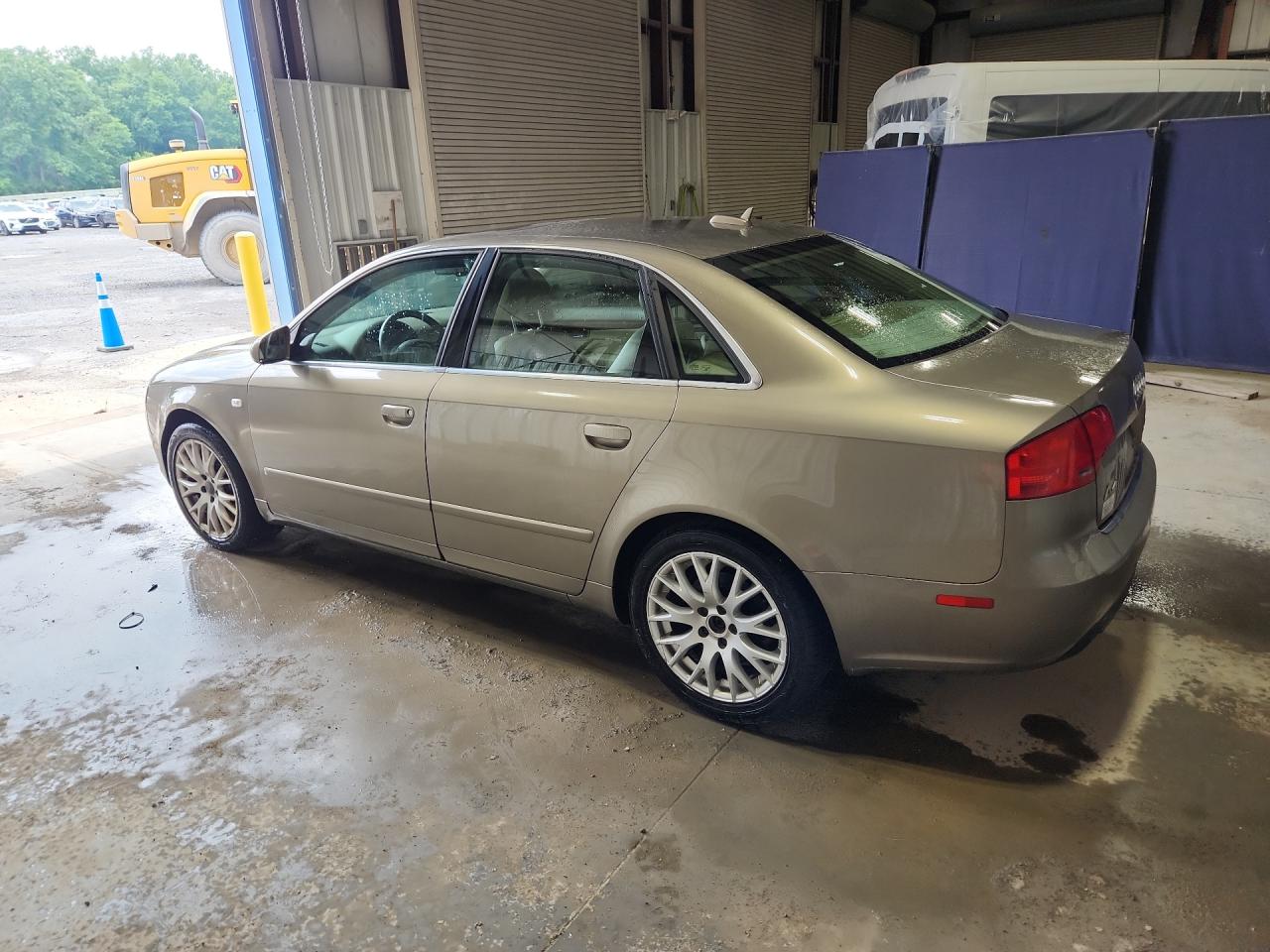 2006 Audi A4 2.0t Quattro Beige vin: WAUDF78E36A098336 Damage: Left Qtr Panel, Dent(S) W/No Paint Dmg, 1/2 To 1 Inch