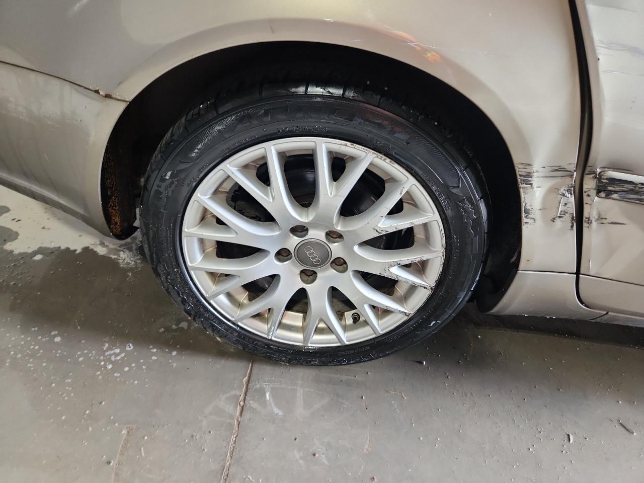 2006 Audi A4 2.0t Quattro Beige vin: WAUDF78E36A098336 Damage: Right Rear Wheel, Curb Rash, > 12 Inches