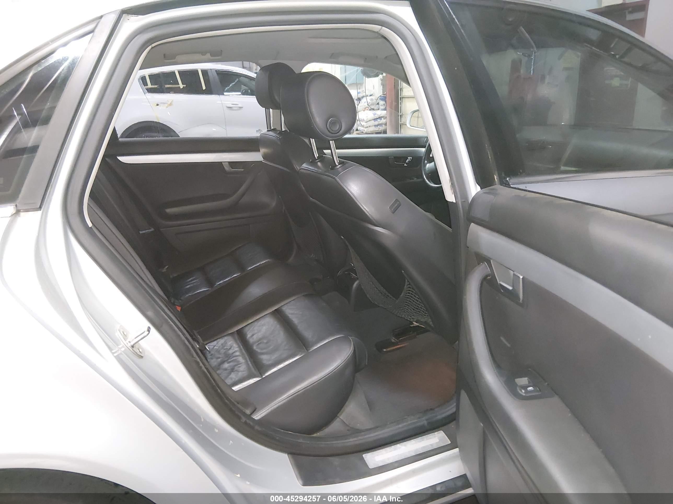 2006 Audi A4 2.0t Silver vin: WAUDF78E36A105382