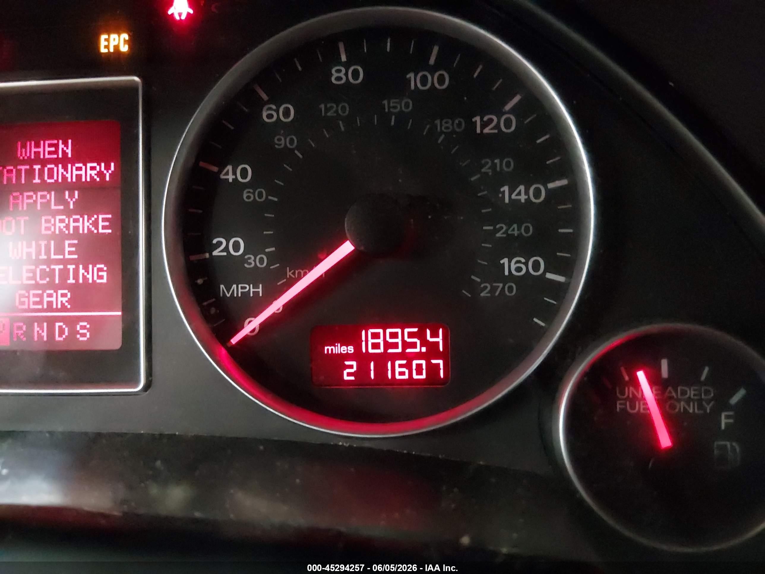 2006 Audi A4 2.0t Silver vin: WAUDF78E36A105382