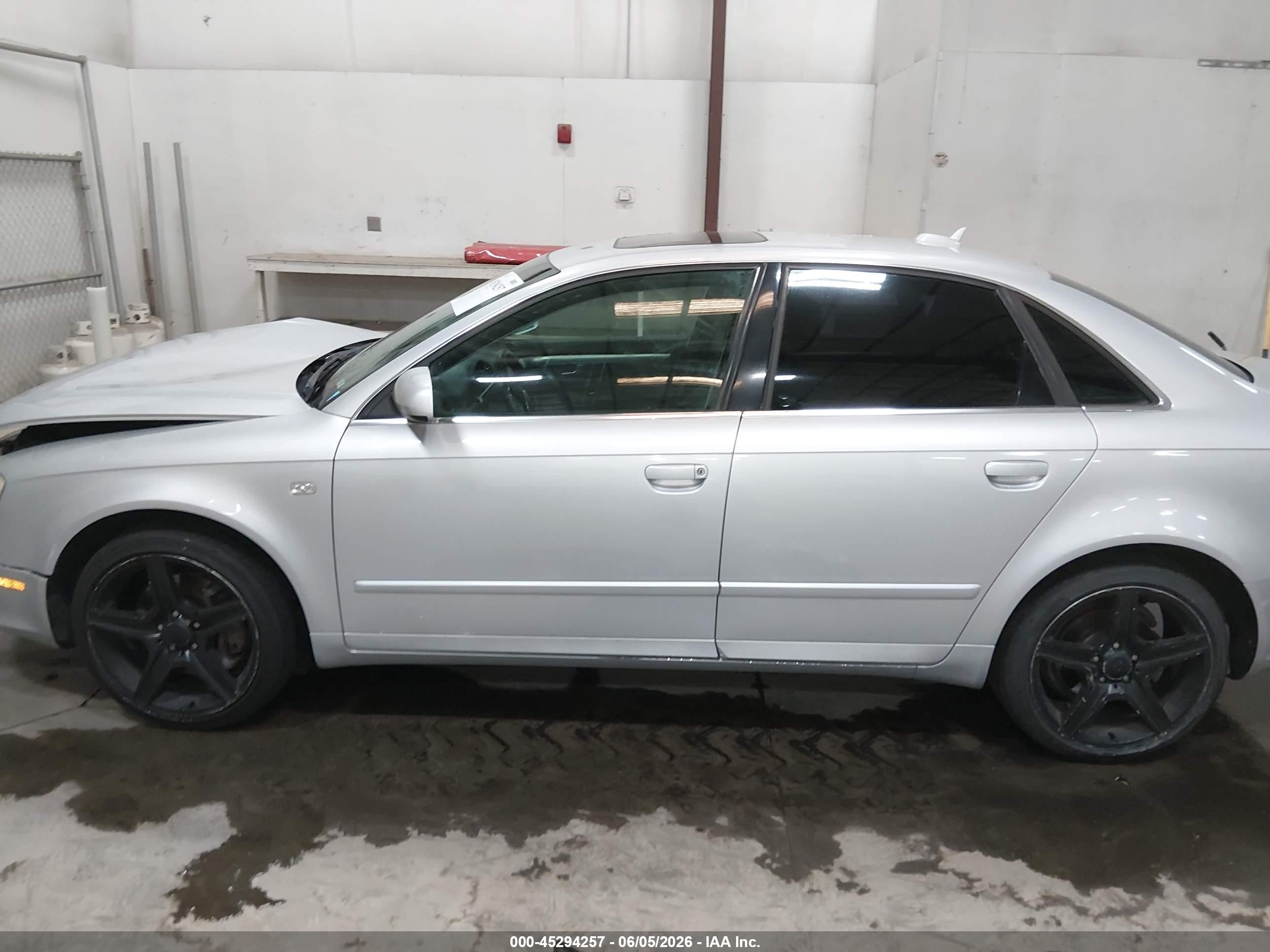 2006 Audi A4 2.0t Silver vin: WAUDF78E36A105382