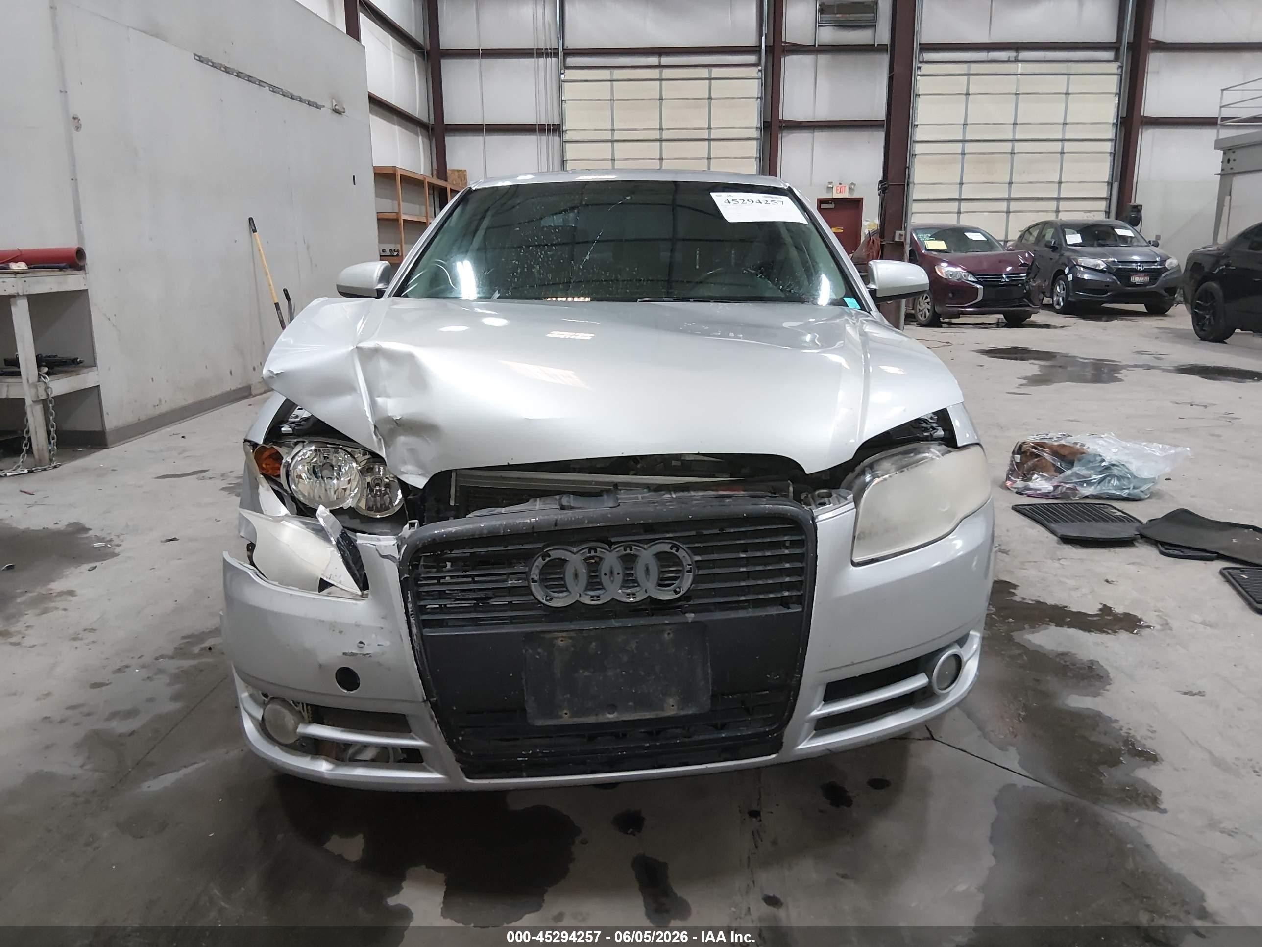 2006 Audi A4 2.0t Silver vin: WAUDF78E36A105382