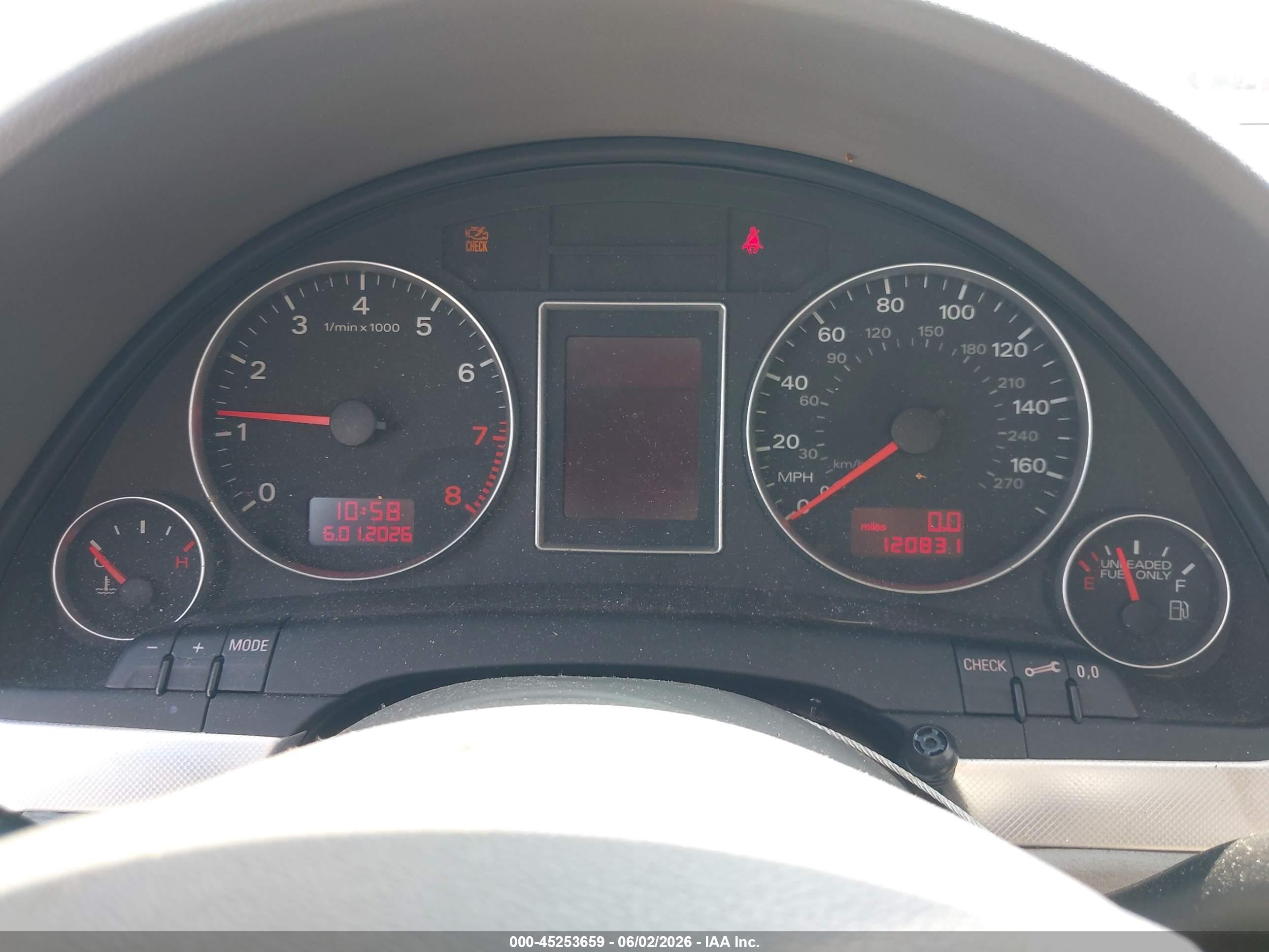 2006 Audi A4 2.0t Silver vin: WAUDF78E36A126829