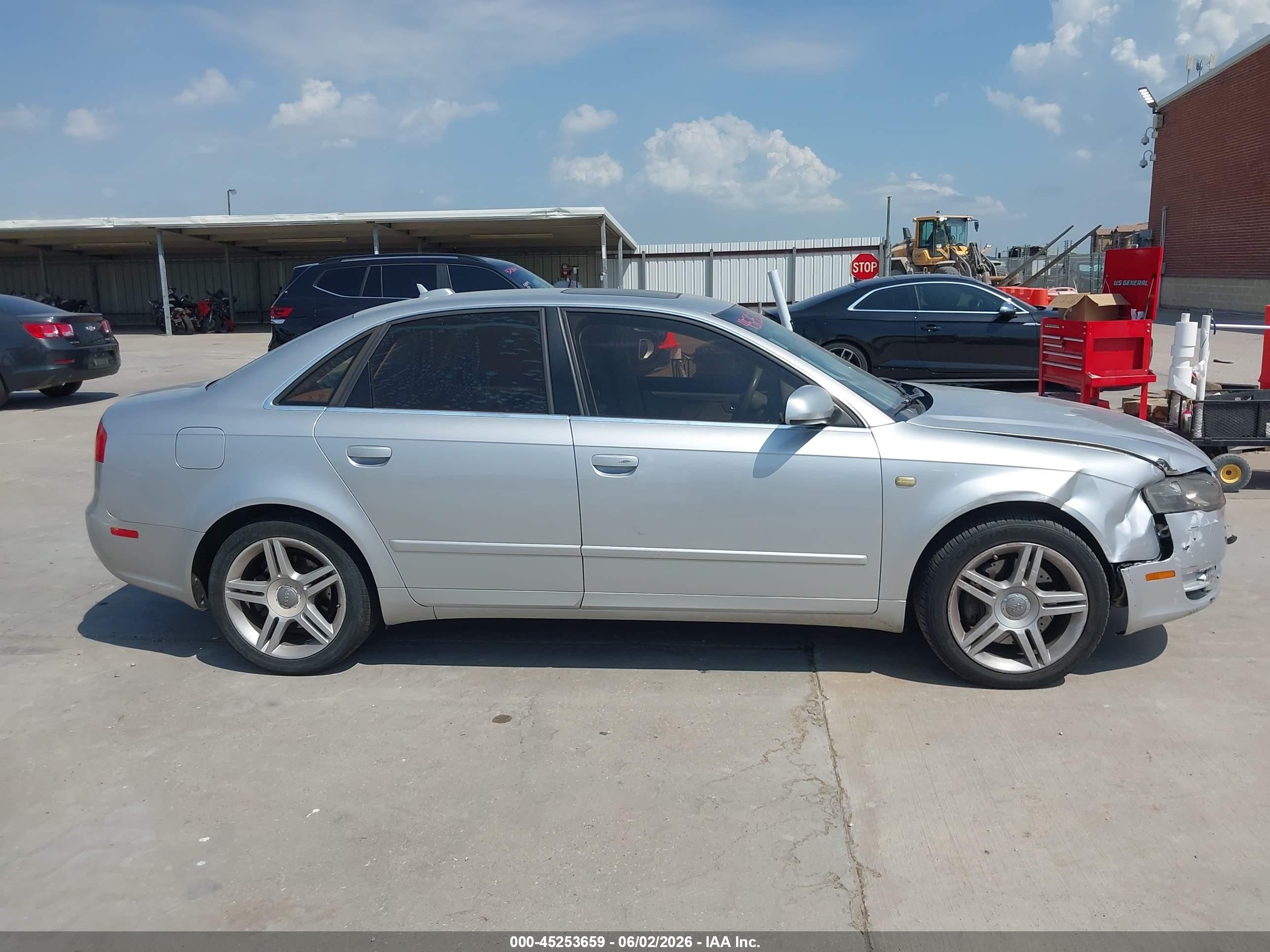2006 Audi A4 2.0t Silver vin: WAUDF78E36A126829