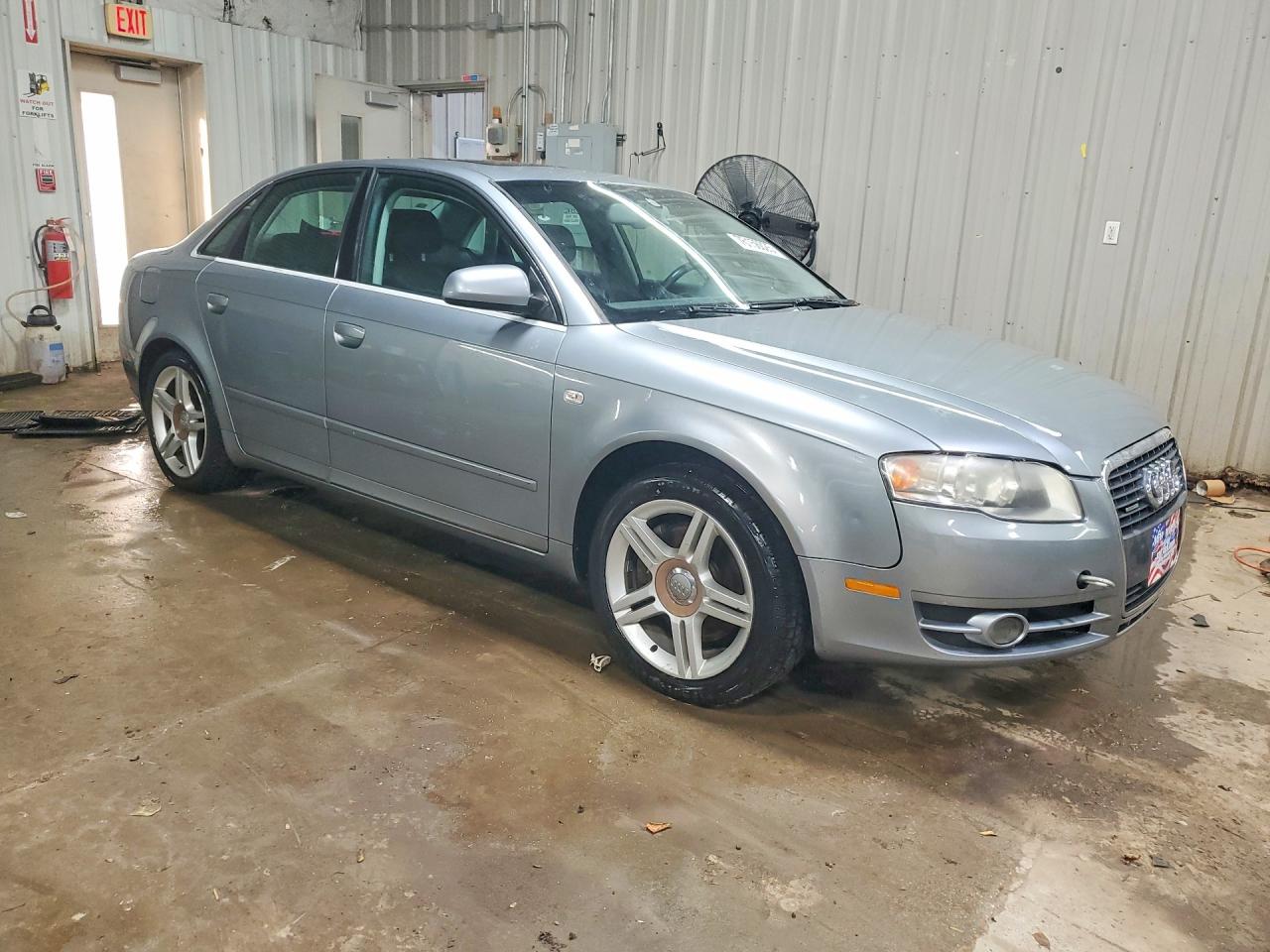 2006 Audi A4 2.0t Quattro Silver vin: WAUDF78E36A128693