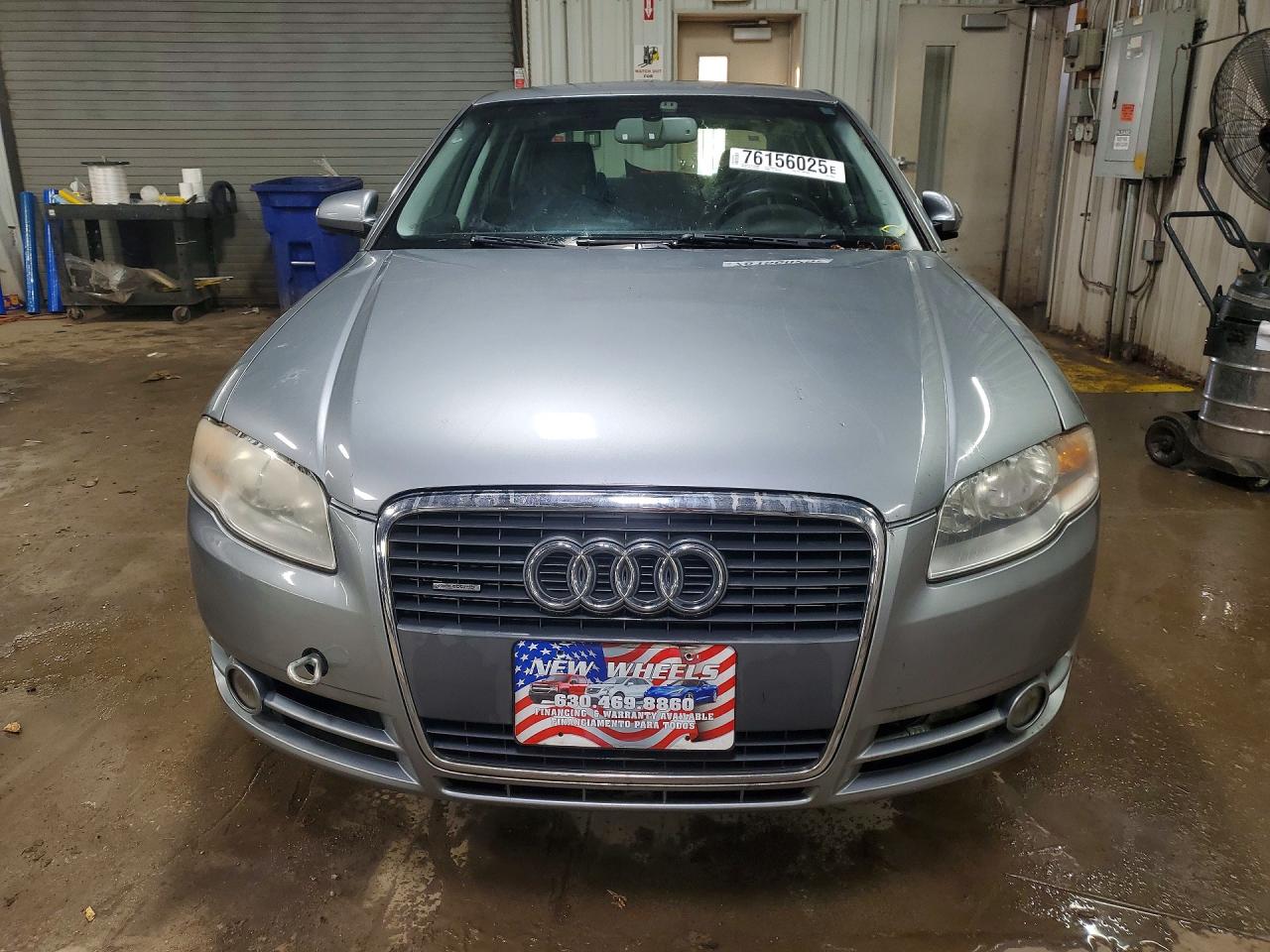 2006 Audi A4 2.0t Quattro Silver vin: WAUDF78E36A128693