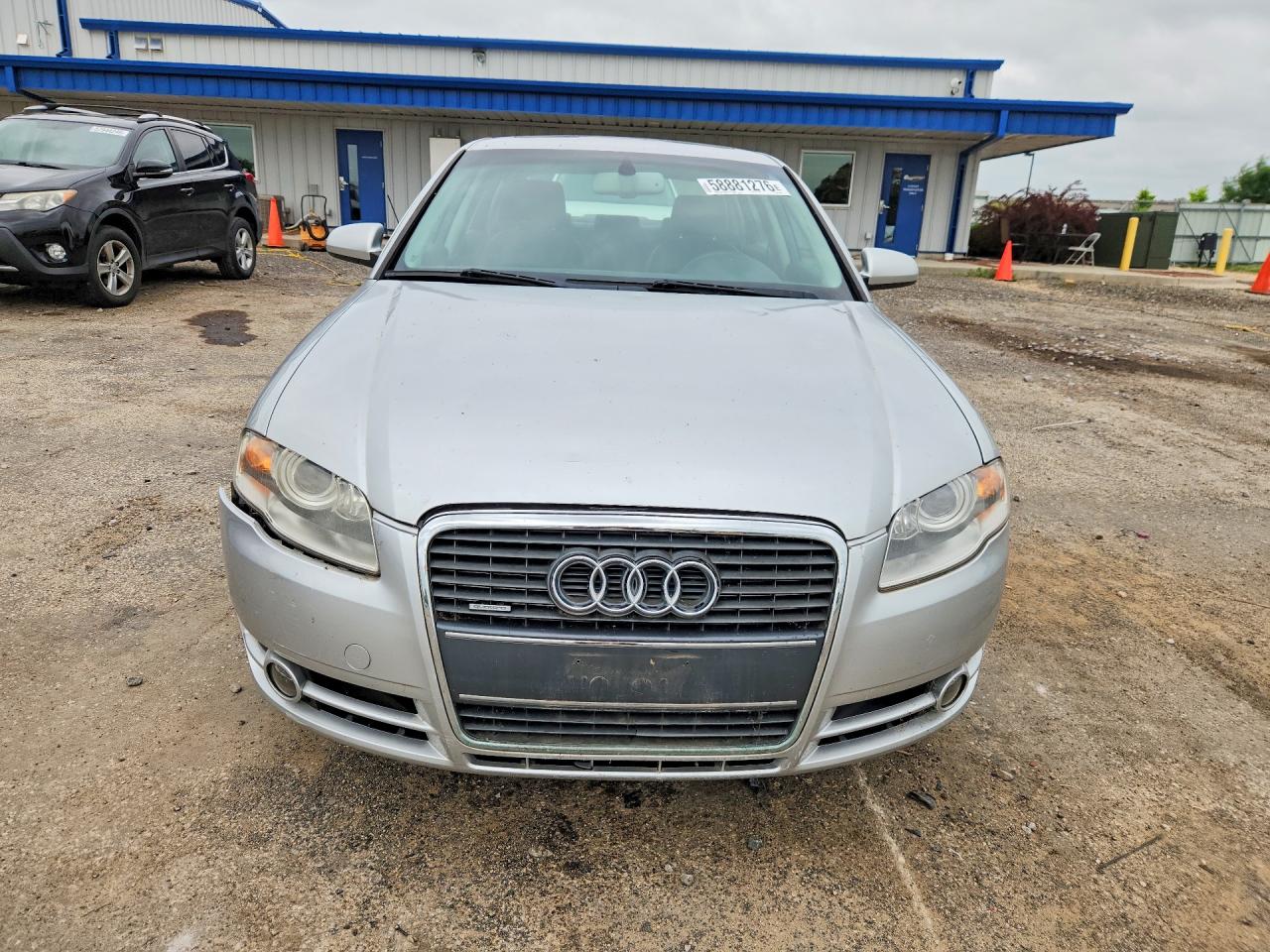 2007 Audi A4 2.0t Quattro Silver vin: WAUDF78E37A058081