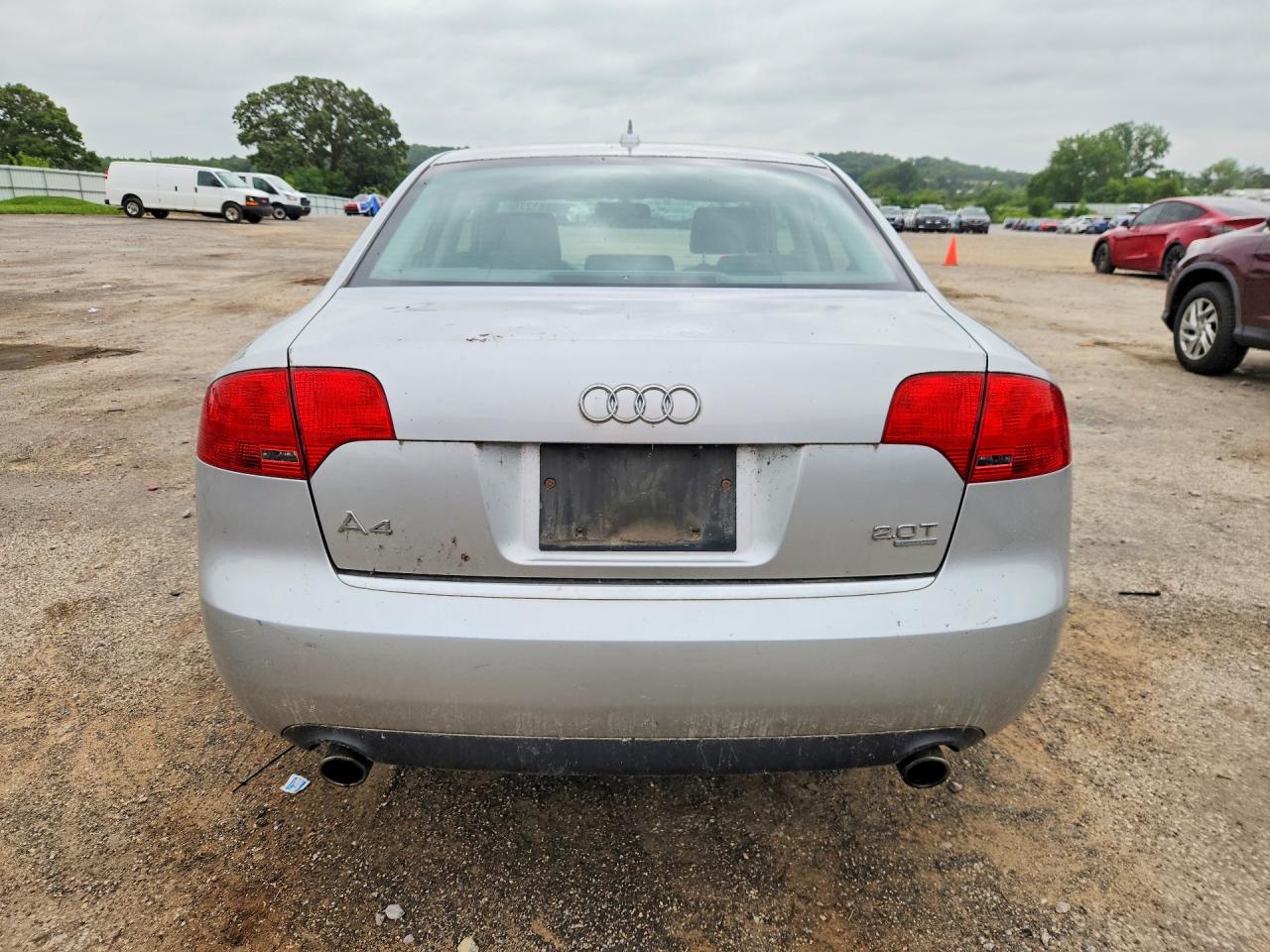 2007 Audi A4 2.0t Quattro Silver vin: WAUDF78E37A058081