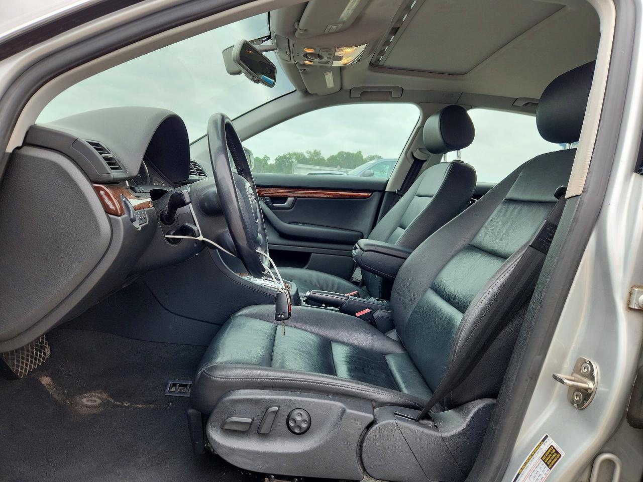 2007 Audi A4 2.0t Quattro Silver vin: WAUDF78E37A058081