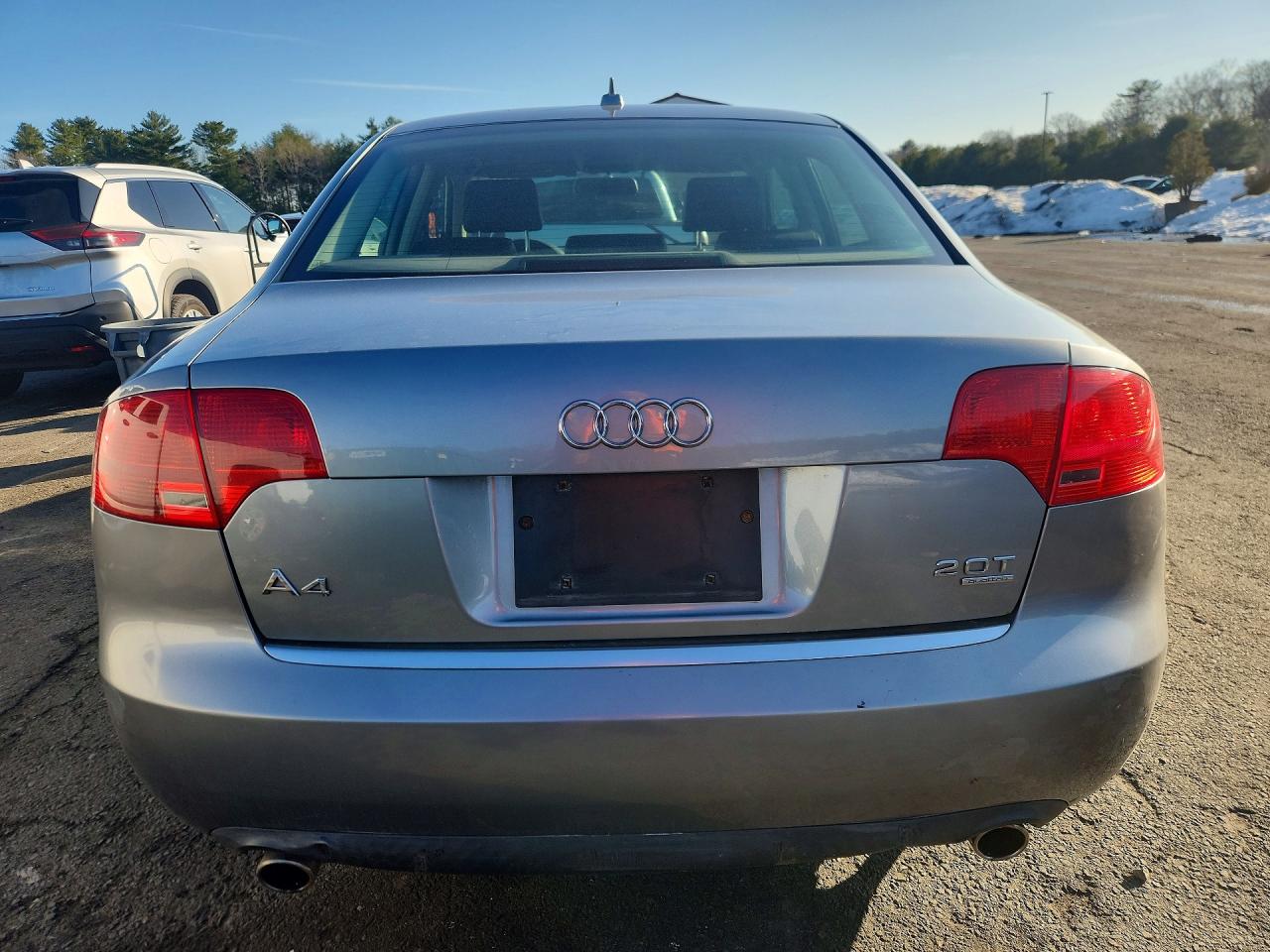 2007 Audi A4 2.0t Quattro Gray vin: WAUDF78E37A066424