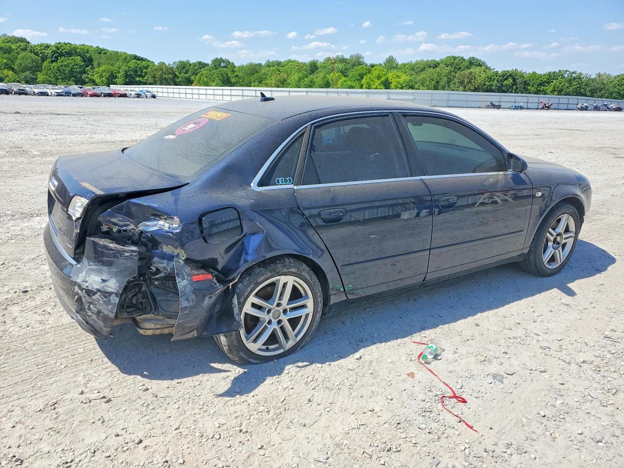 2007 Audi A4 2.0t Quattro Blue vin: WAUDF78E37A150520