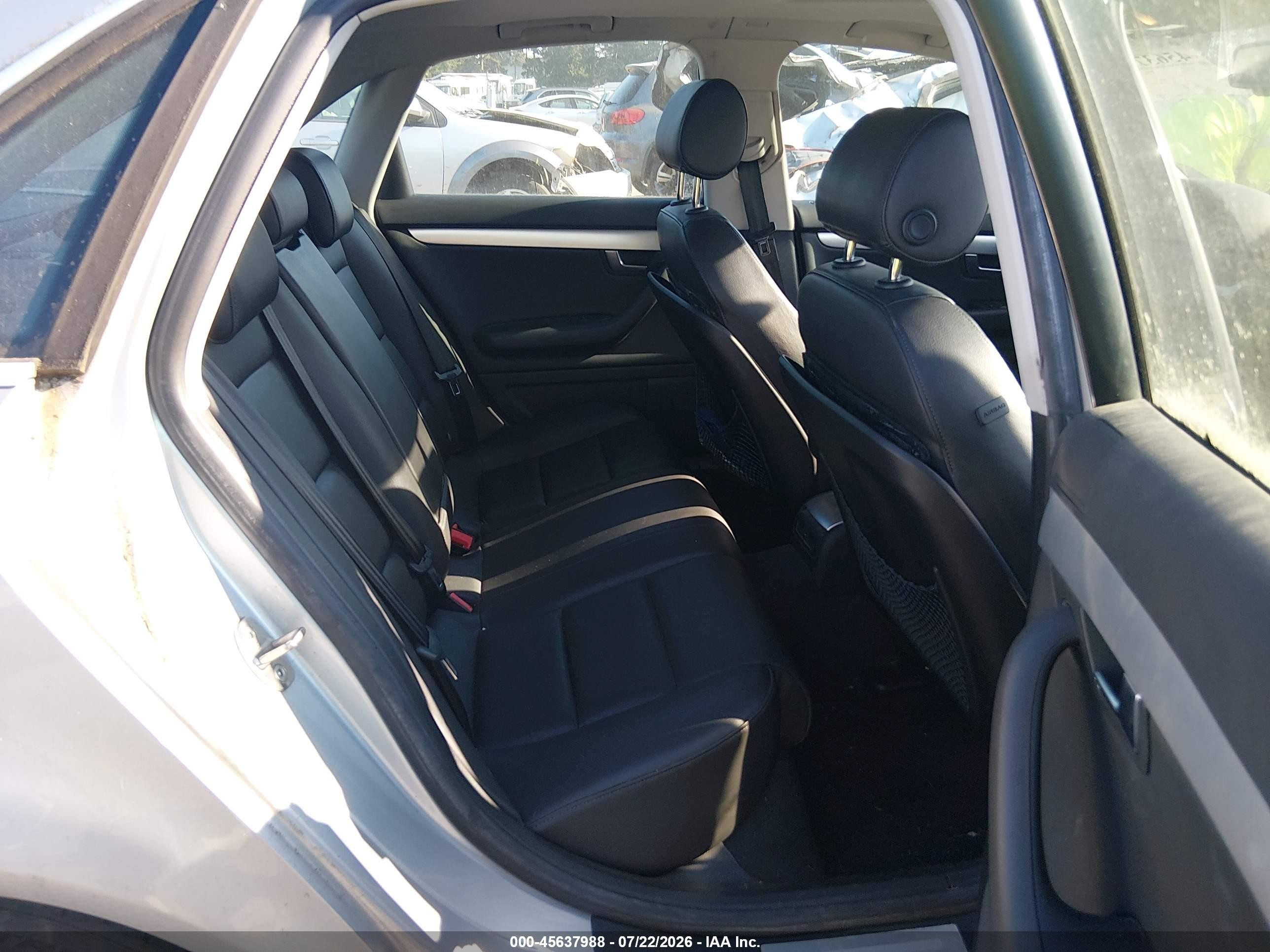 2007 Audi A4 2.0t Gray vin: WAUDF78E47A038776