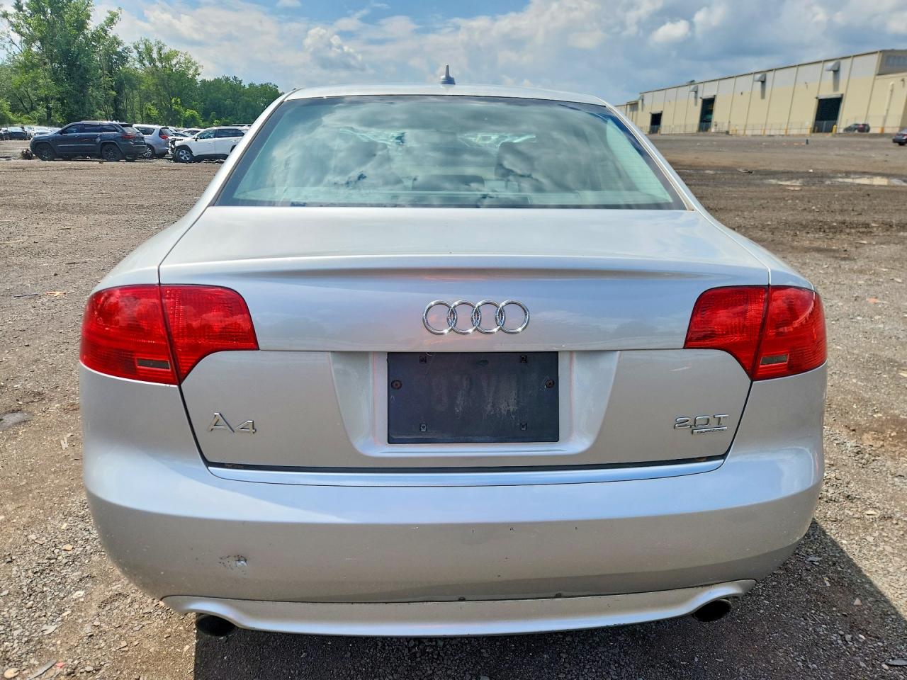 2008 Audi A4 2.0t Quattro Silver vin: WAUDF78E48A051285