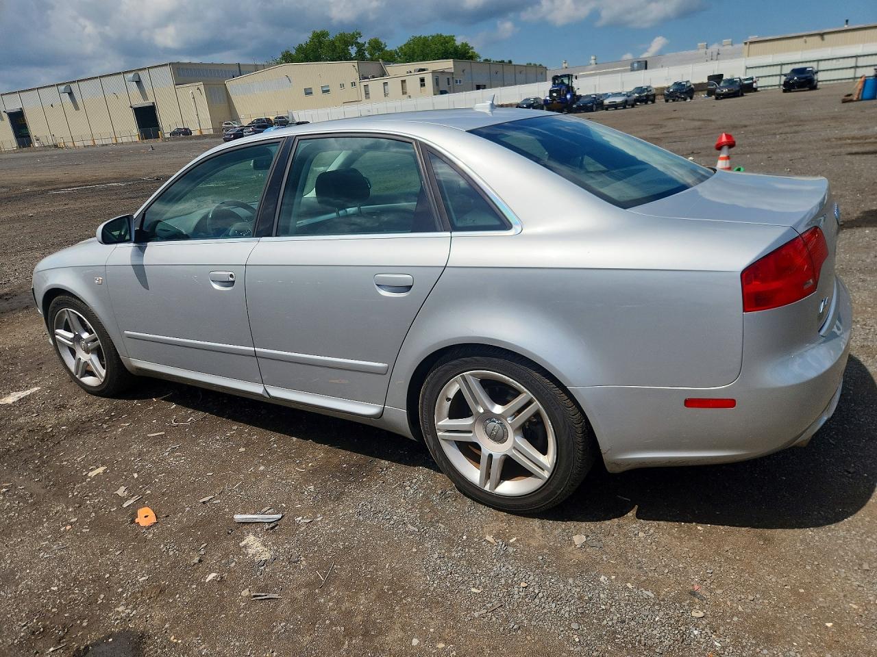 2008 Audi A4 2.0t Quattro Silver vin: WAUDF78E48A051285